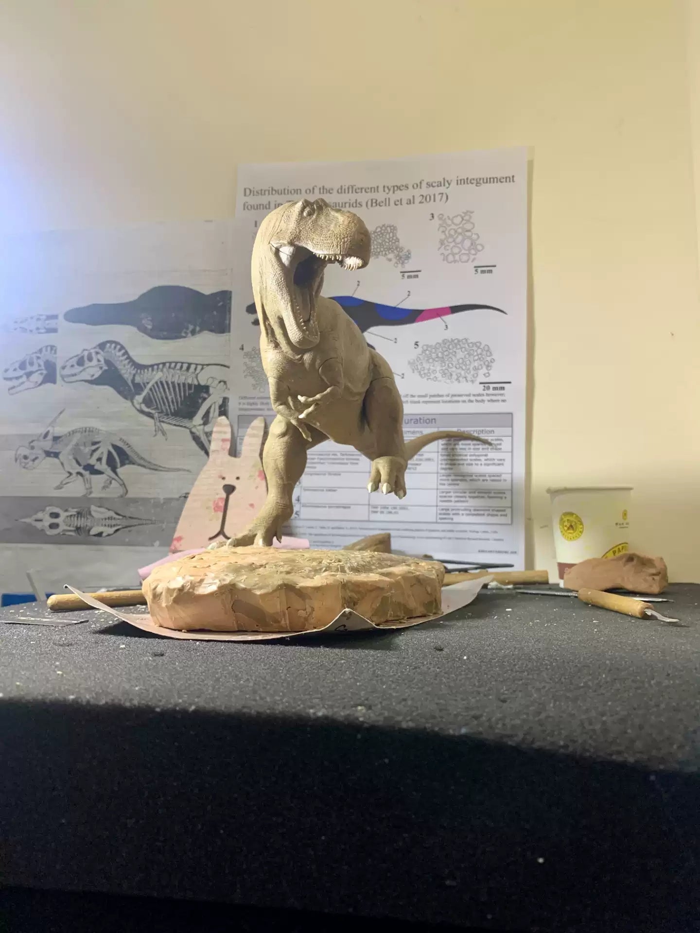 1/20 Scale Daspletosaurus Statue Kit