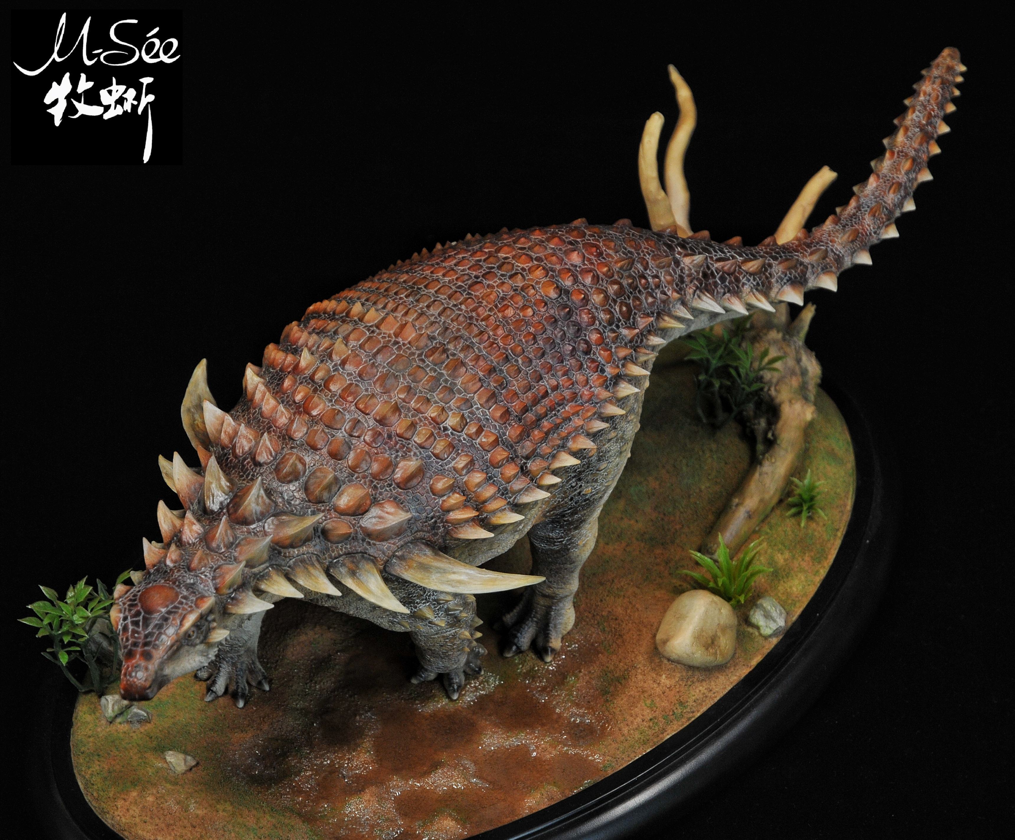 MuSee 1/15 Borealopelta Scene Statue