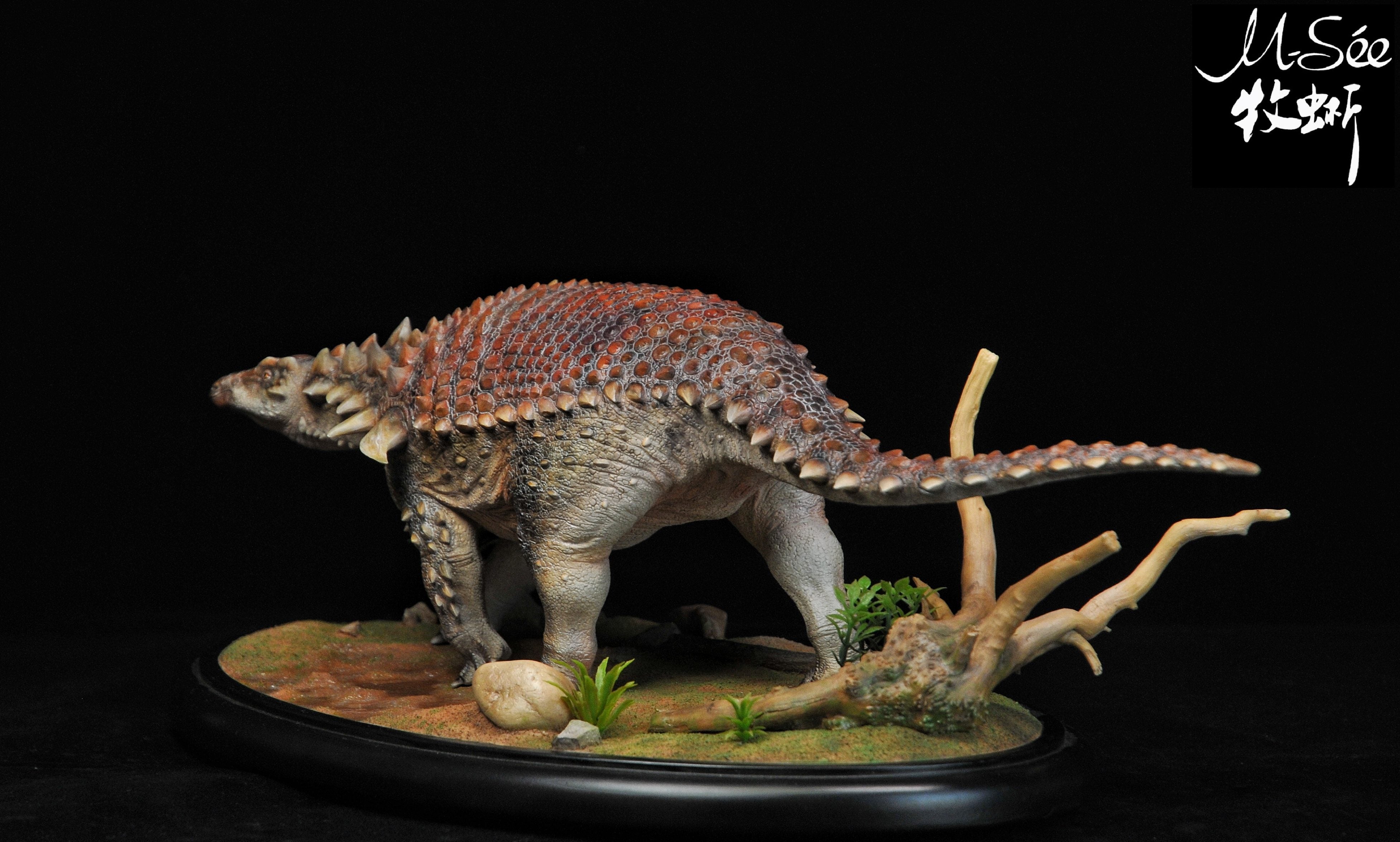 MuSee 1/15 Borealopelta Scene Statue