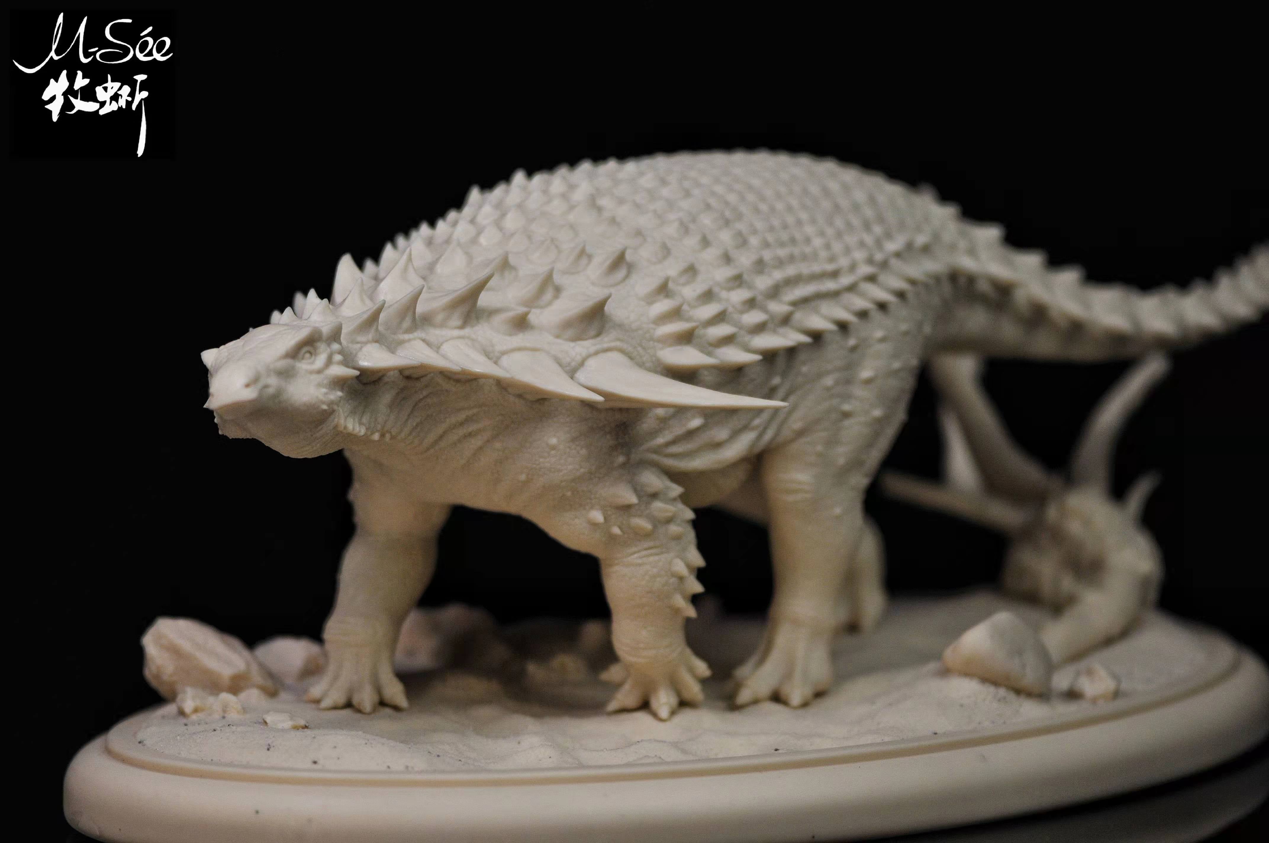MuSee 1/15 Borealopelta Scene Statue