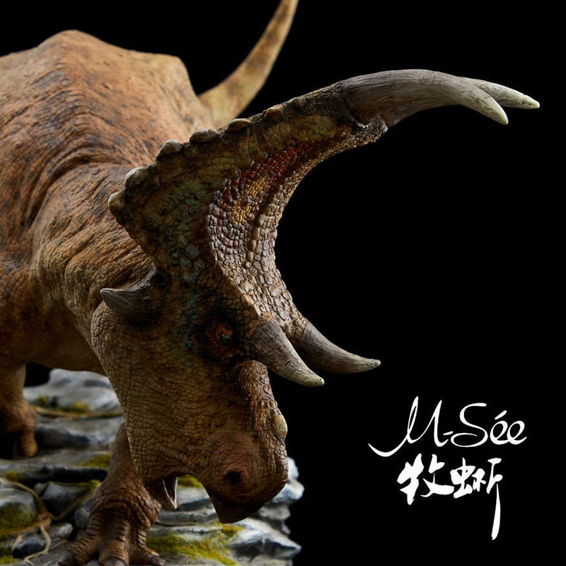 MuSee 1/10 Scale Lythronax argestes VS Diabloceratops Scene Statue