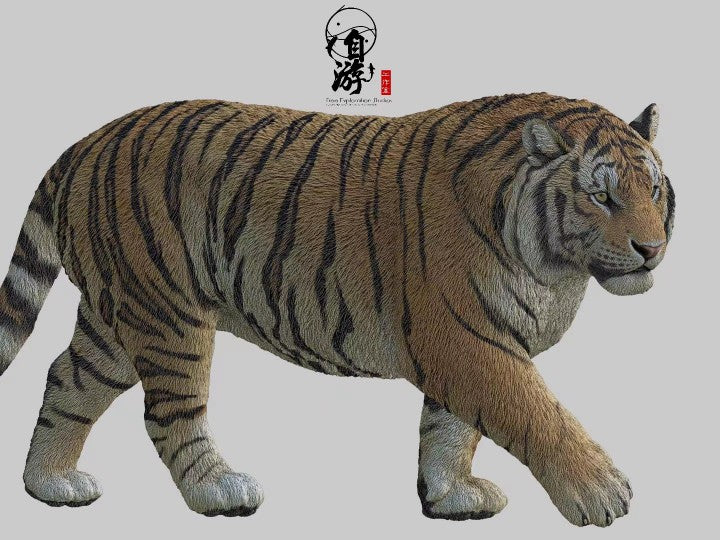 Panthera tigris altaica Siberian Tiger Model