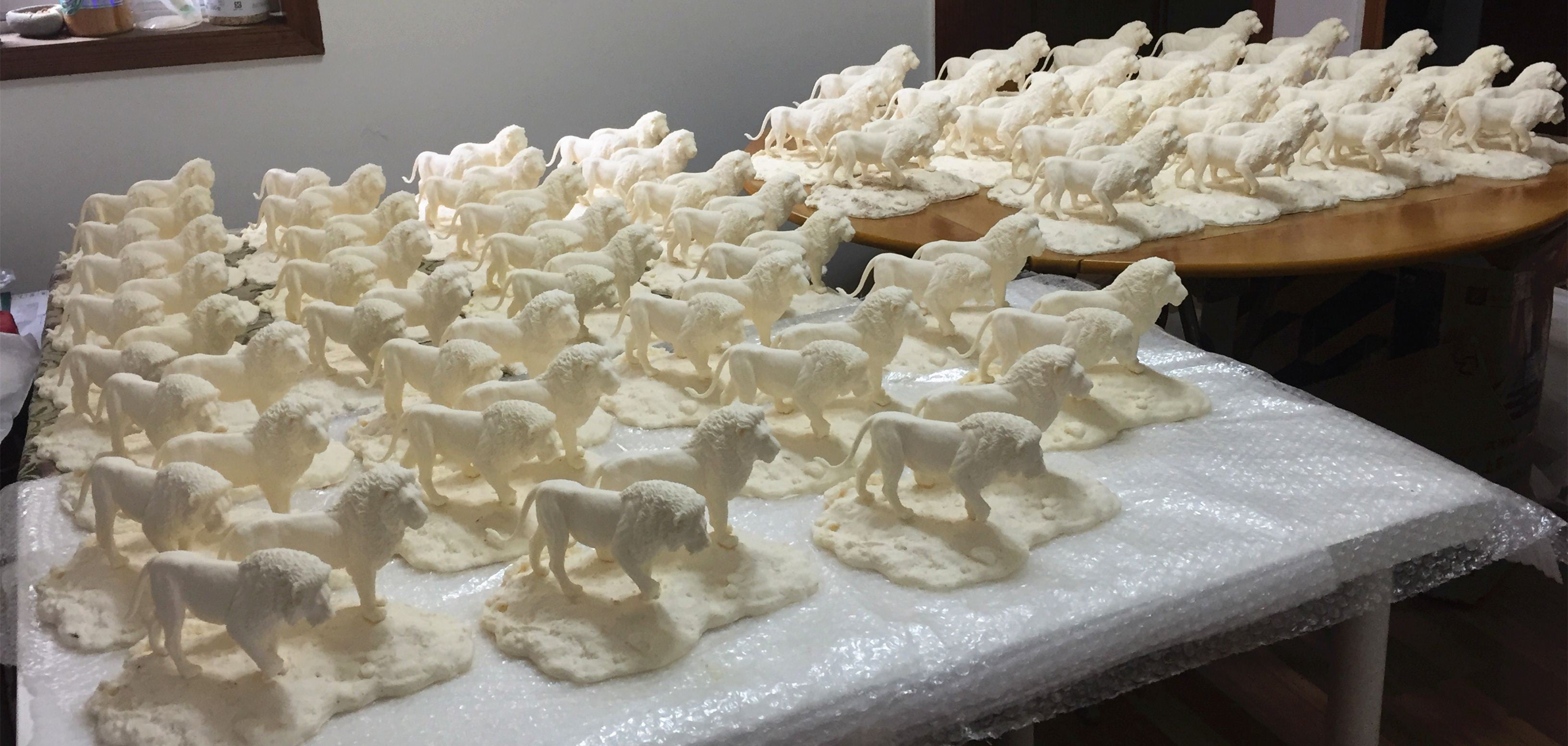 1:15 Charleston Lion Scene Model