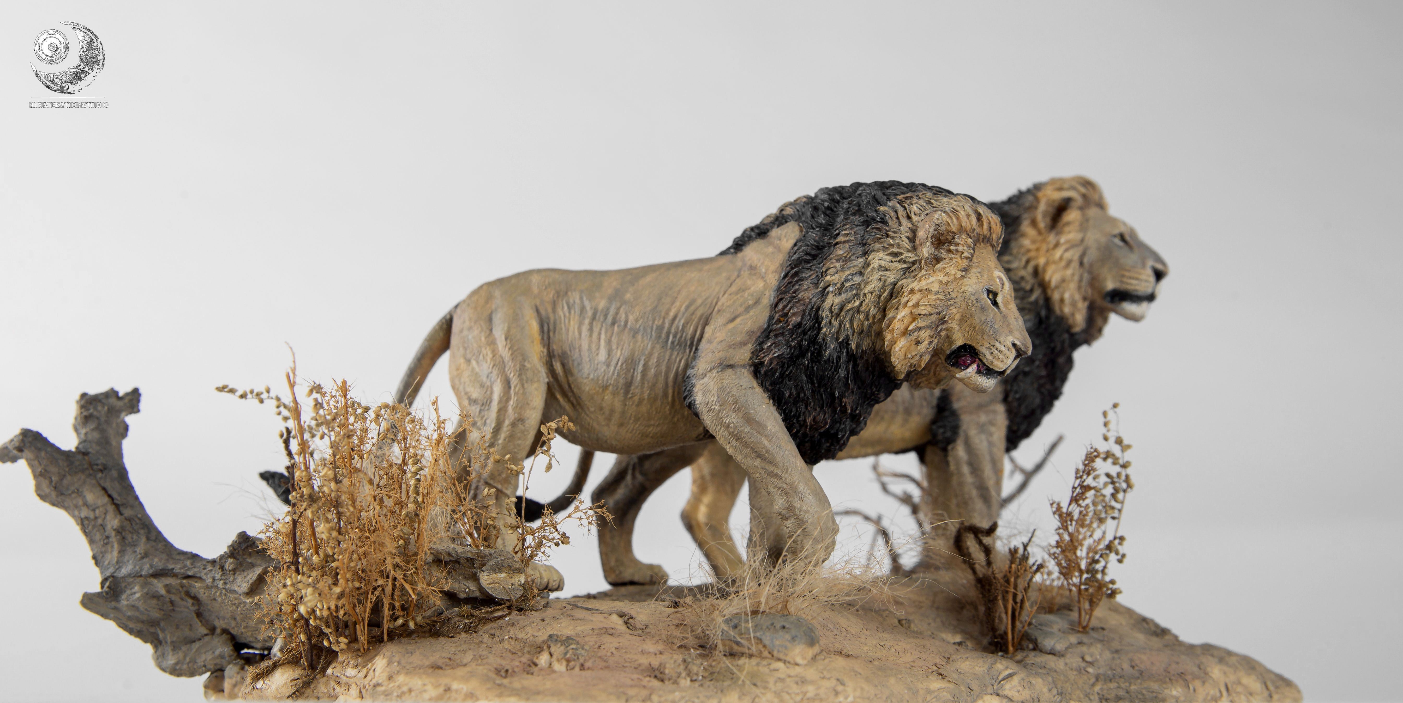 1:15 Charleston Lion Scene Model