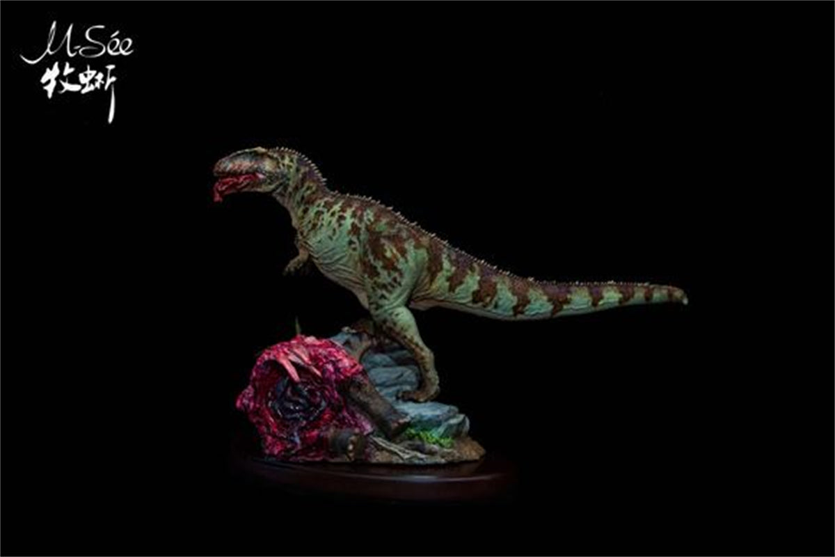 MuSee 1/35 Giganotosaurus Prey Andesaurus Scene Statue