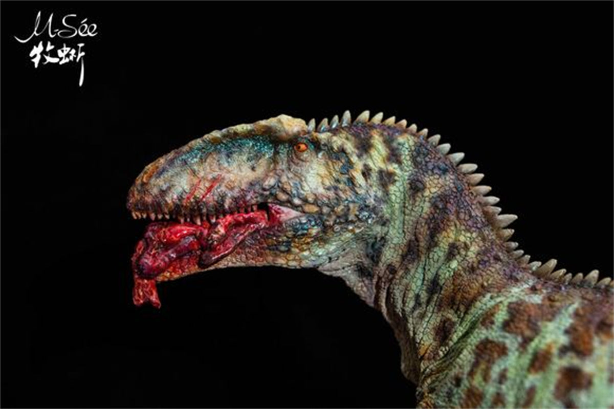 MuSee 1/35 Giganotosaurus Prey Andesaurus Scene Statue