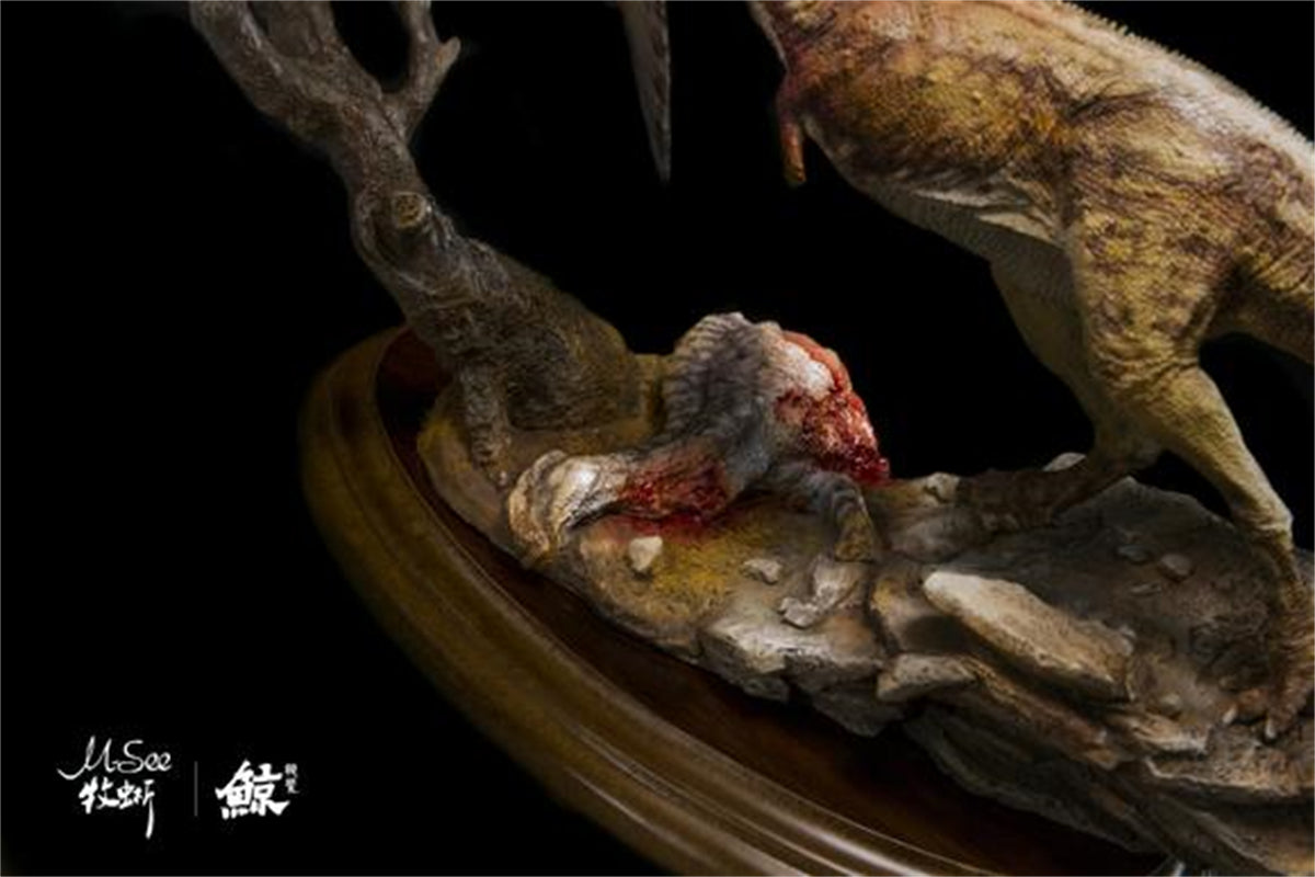 MuSee 1/35 Carnotaurus Pterosaur Scene Statue