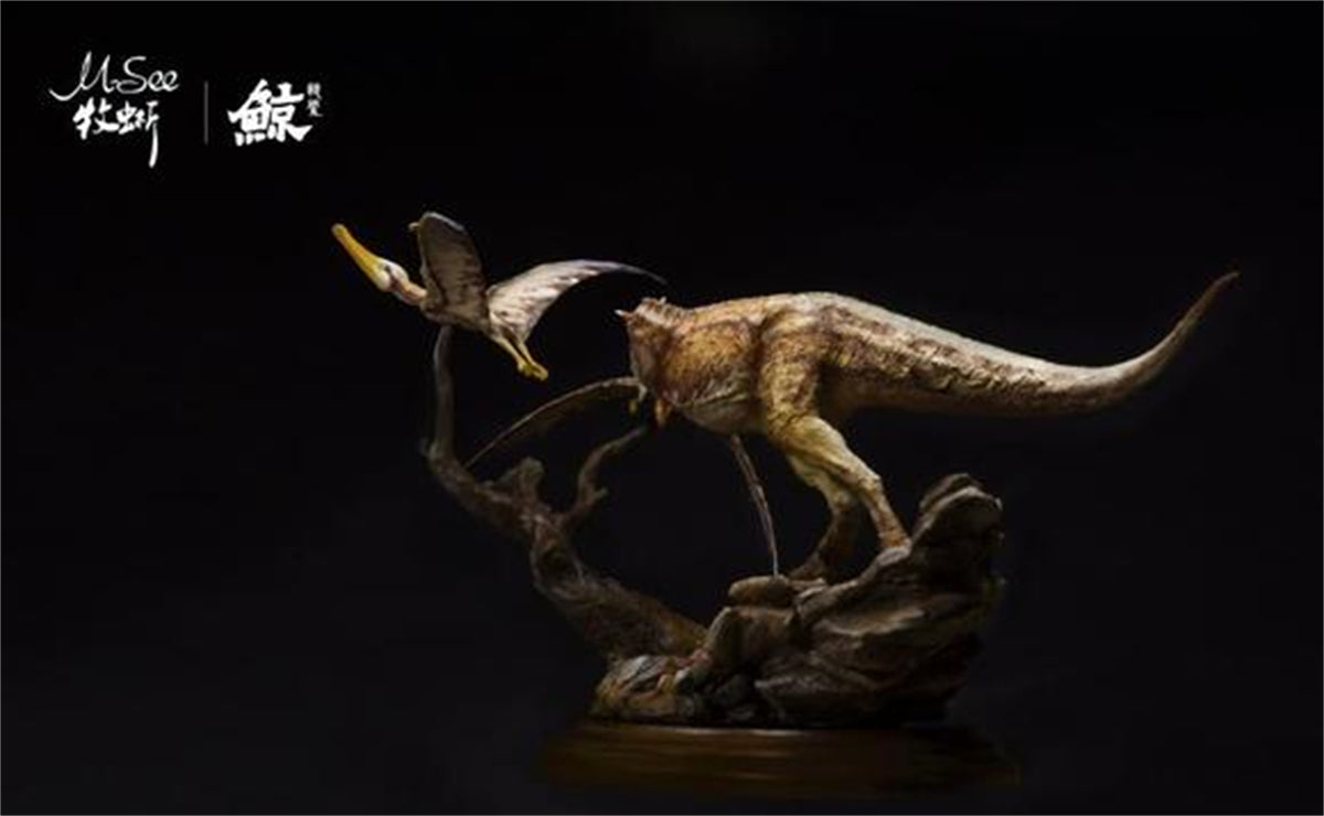 MuSee 1/35 Carnotaurus Pterosaur Scene Statue