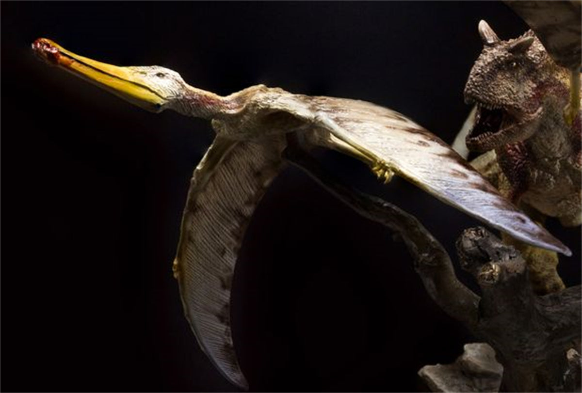 MuSee 1/35 Carnotaurus Pterosaur Scene Statue