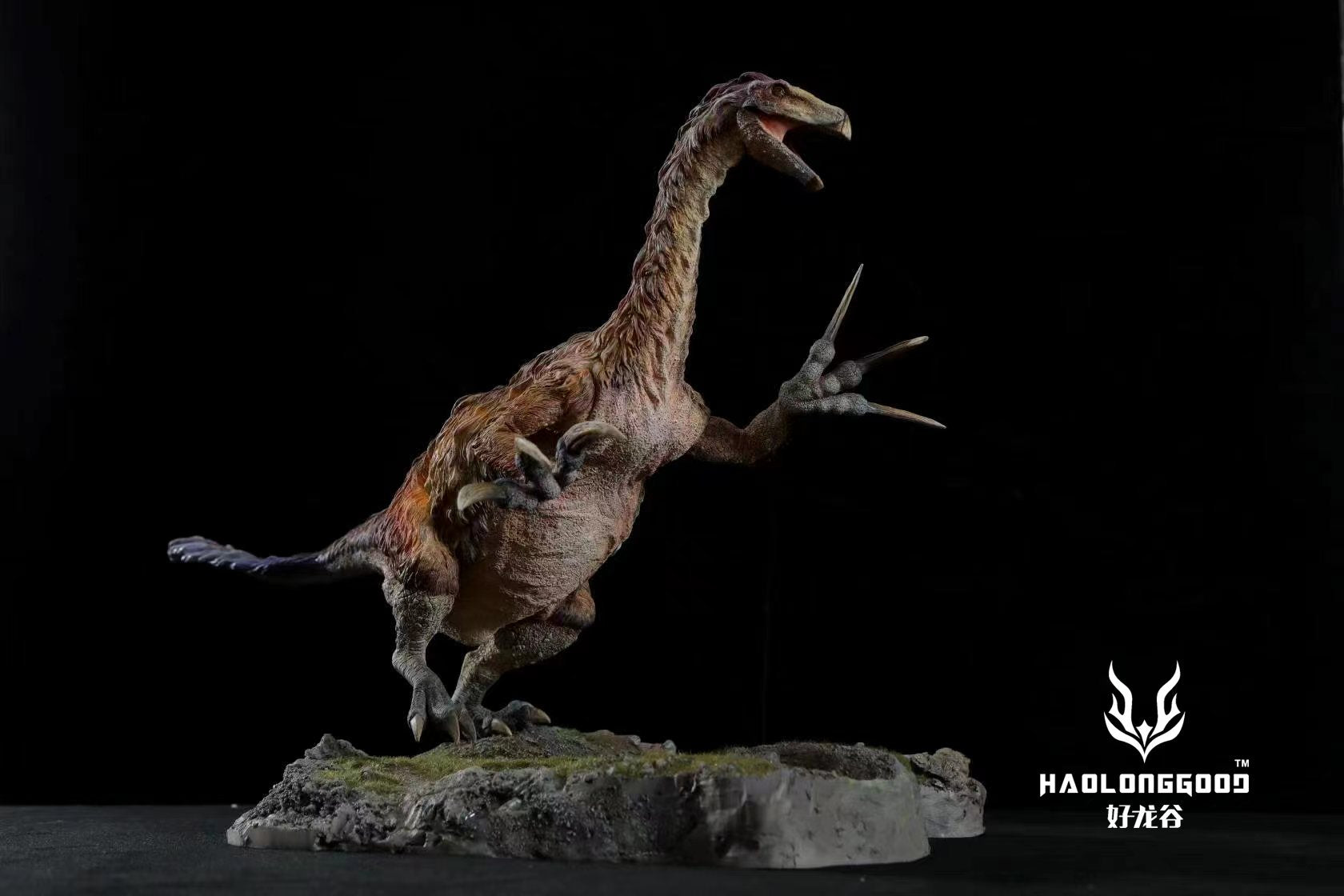 HAOLONGGOOD 1/20 Therizinosaurus Scene Statue