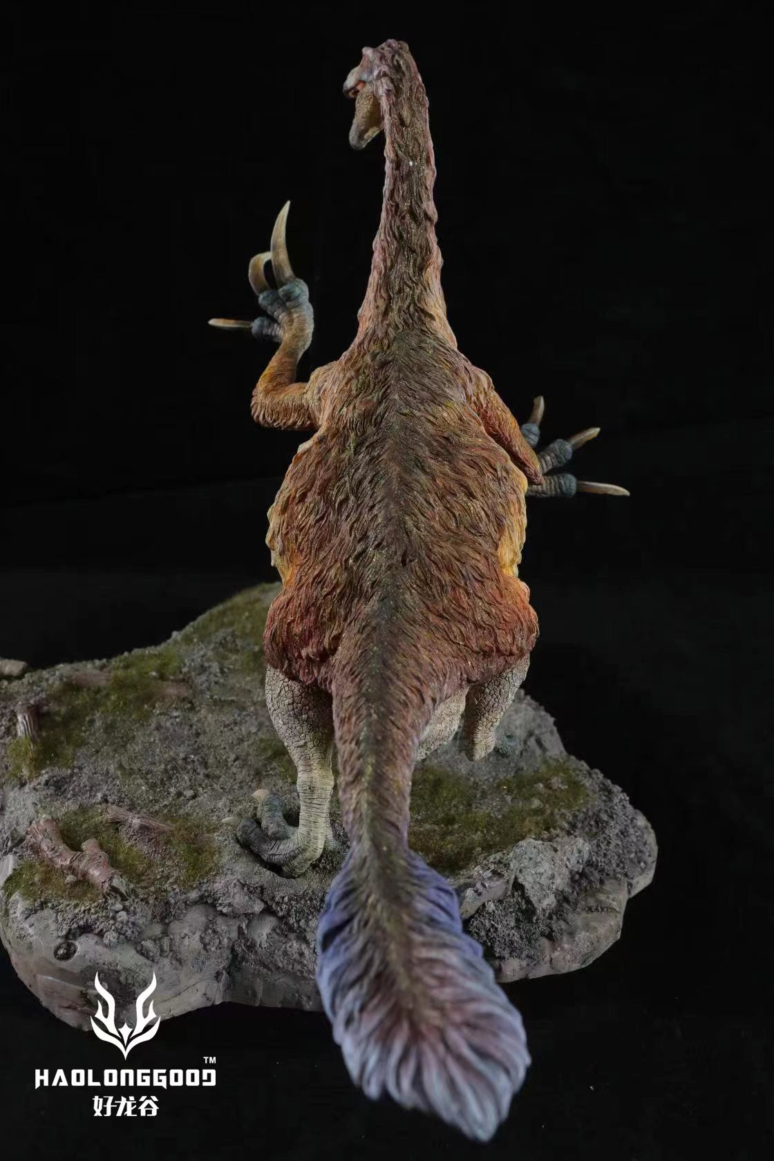 HAOLONGGOOD 1/20 Therizinosaurus Scene Statue