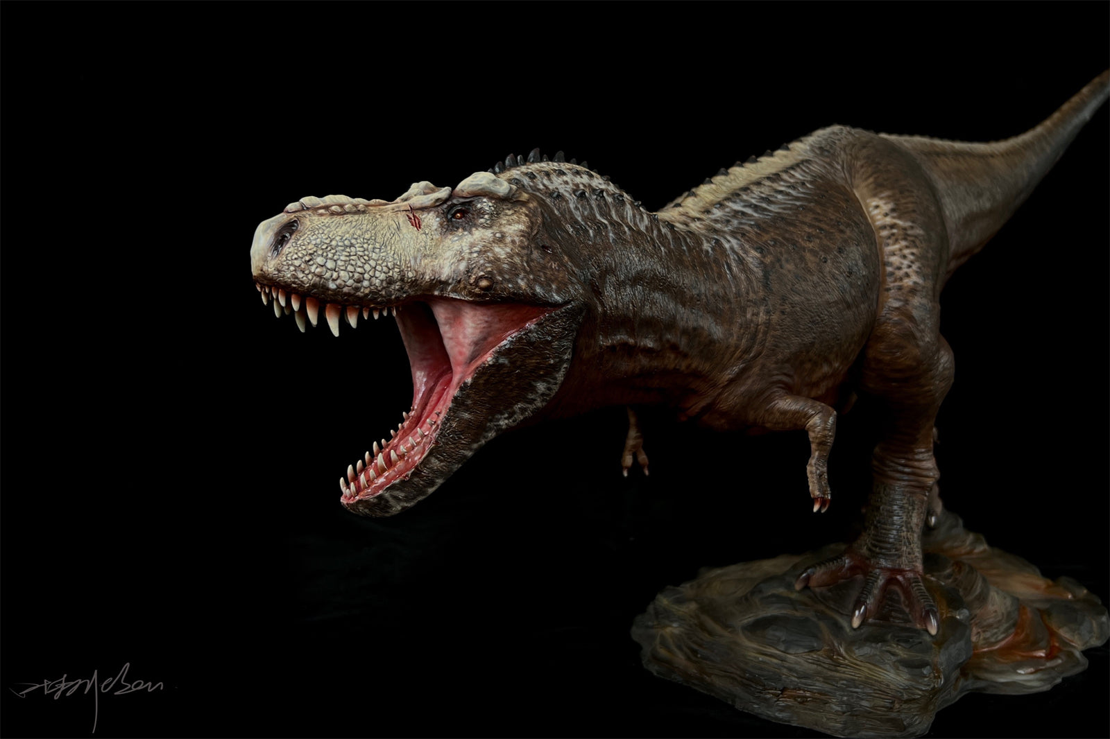 1/18 Tyrannosaurus Rex Rambo Scene Statue