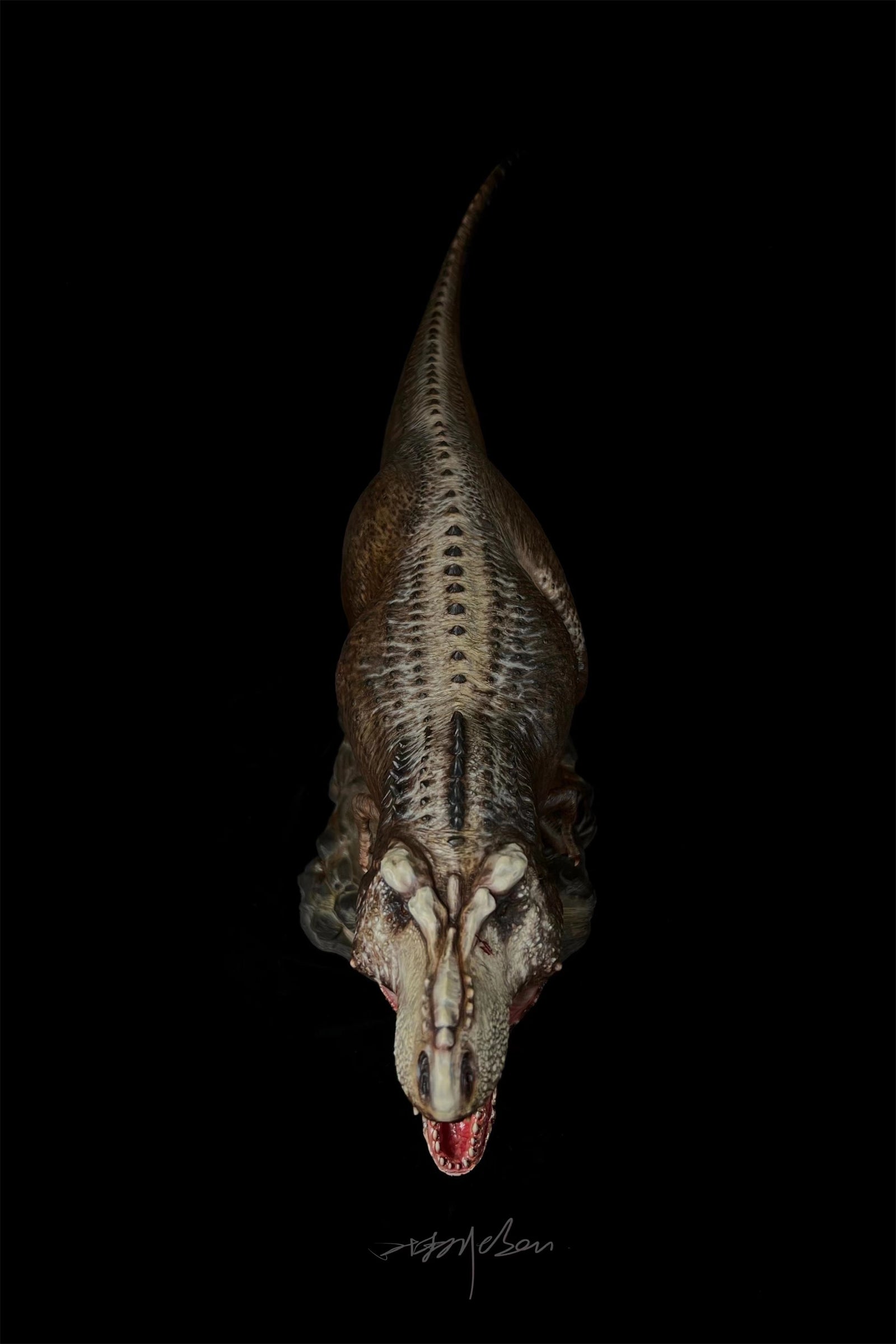 1/18 Tyrannosaurus Rex Rambo Scene Statue