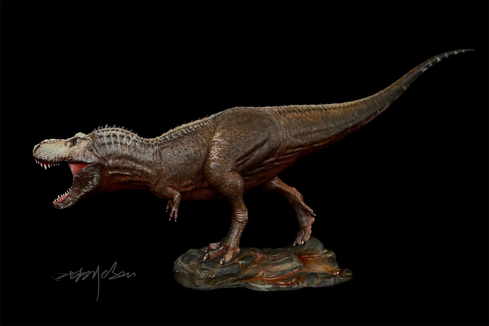 1/18 Tyrannosaurus Rex Rambo Scene Statue