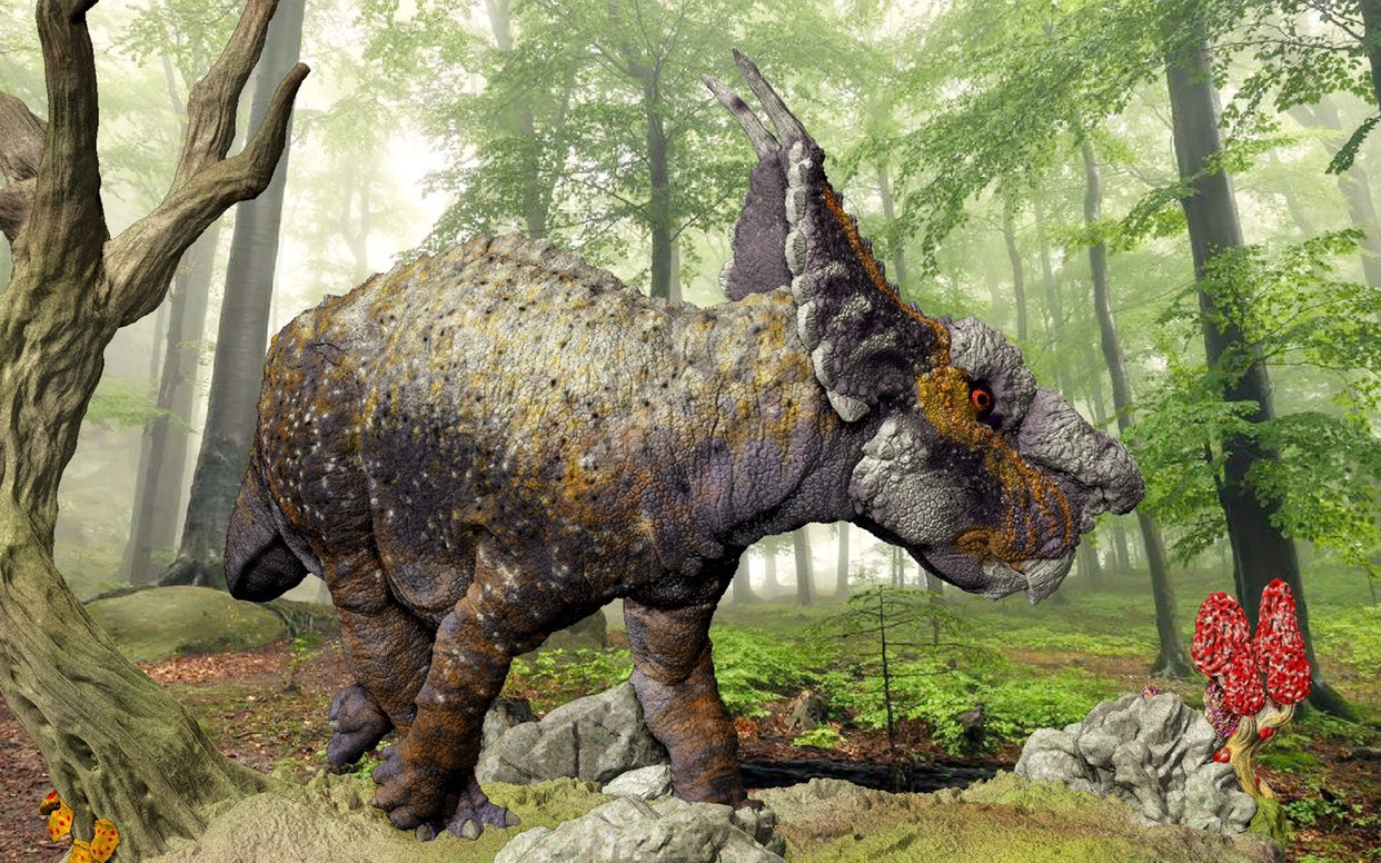Achelousaurus Scene Model Kit
