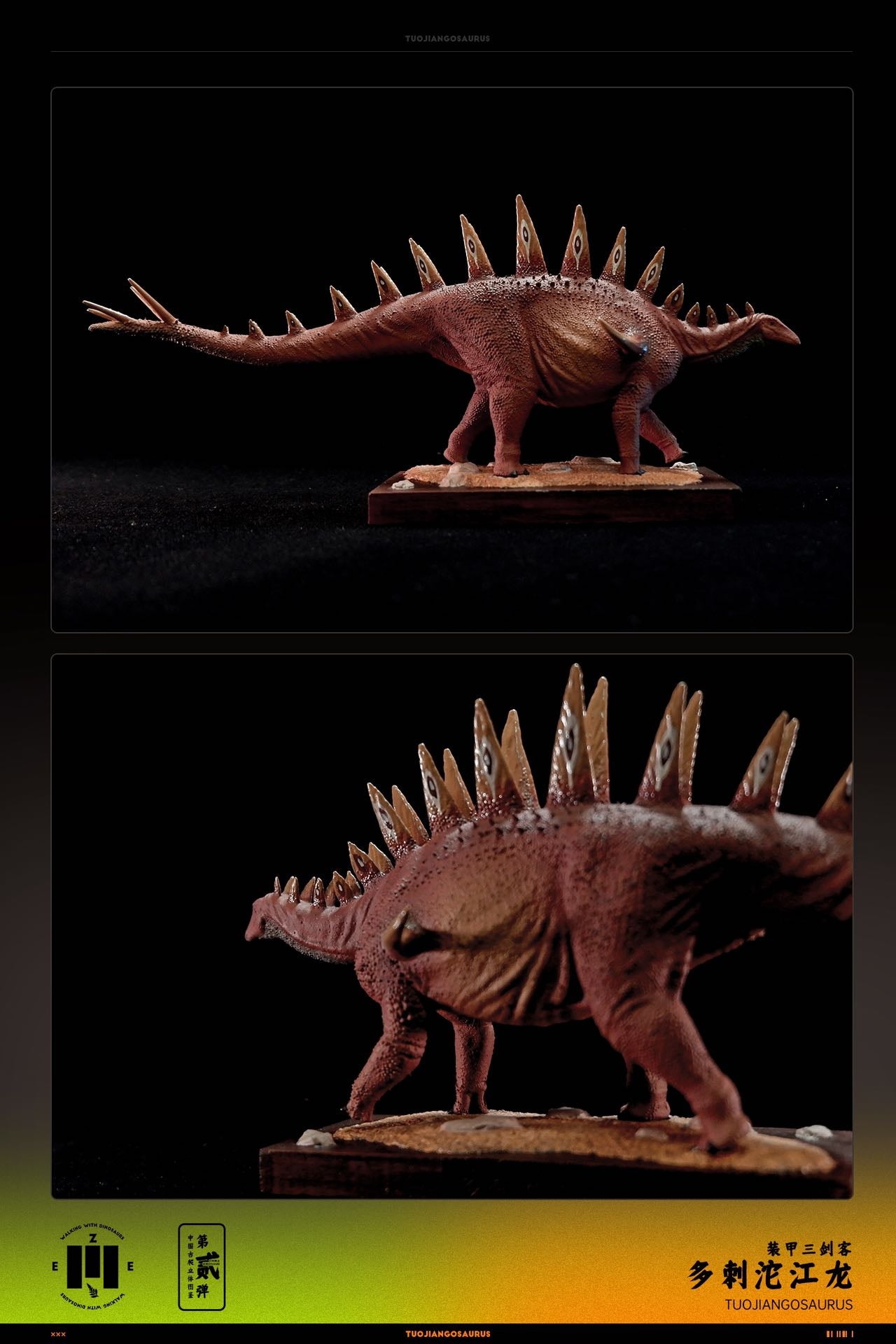 ZEE STUDIO 1:35 Scale Tuojiangosaurus multispinus Model Kit