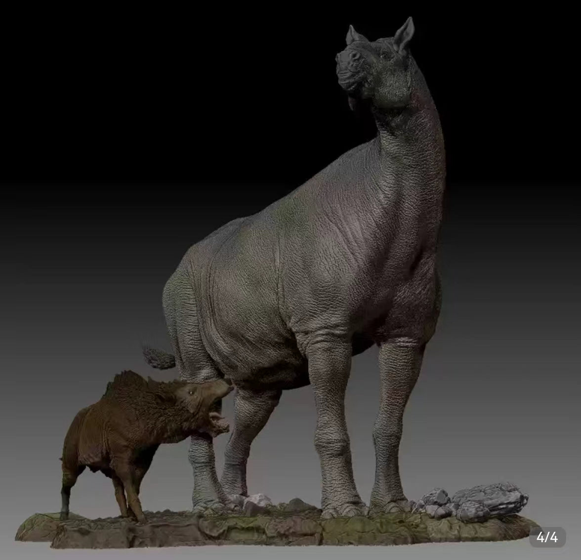 Paraentelodon macrognathus Scene Model Kit