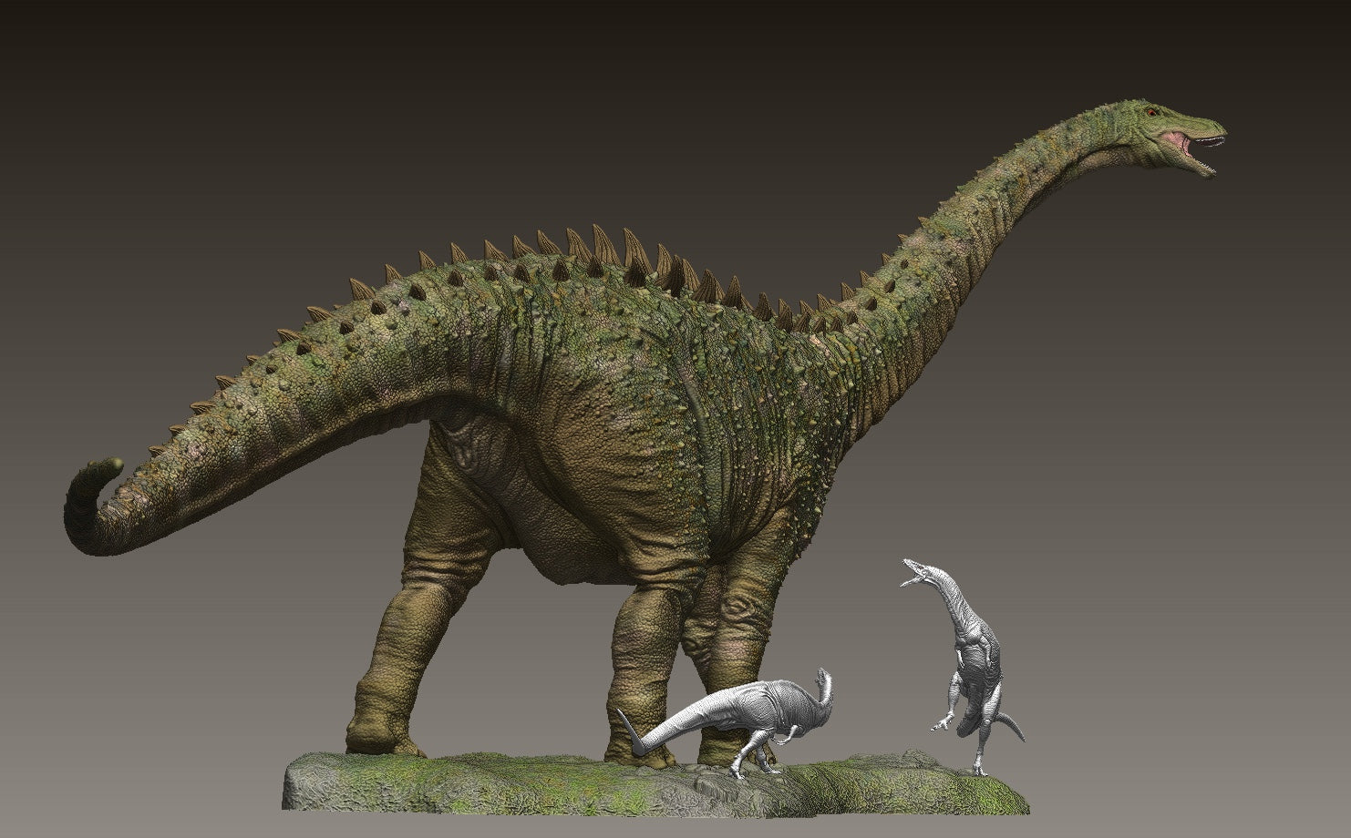 Rapetosaurus krausei Masiakasaurus Model Kit