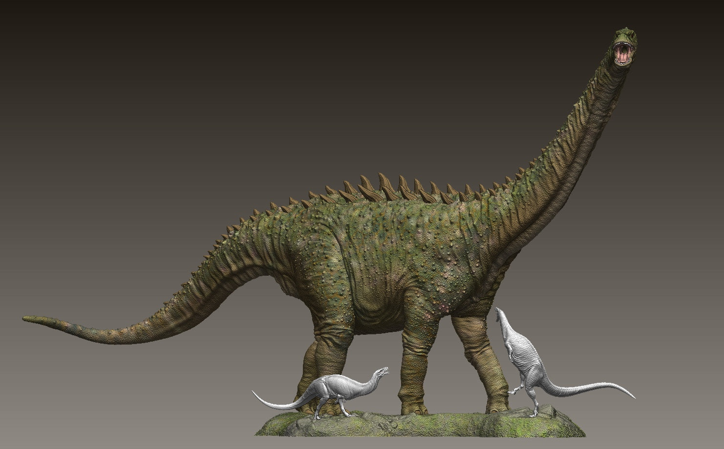 Rapetosaurus krausei Masiakasaurus Model Kit