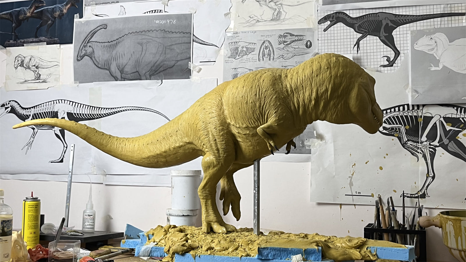 1:15 Scale Tyrannosaurus Rex Scene Model