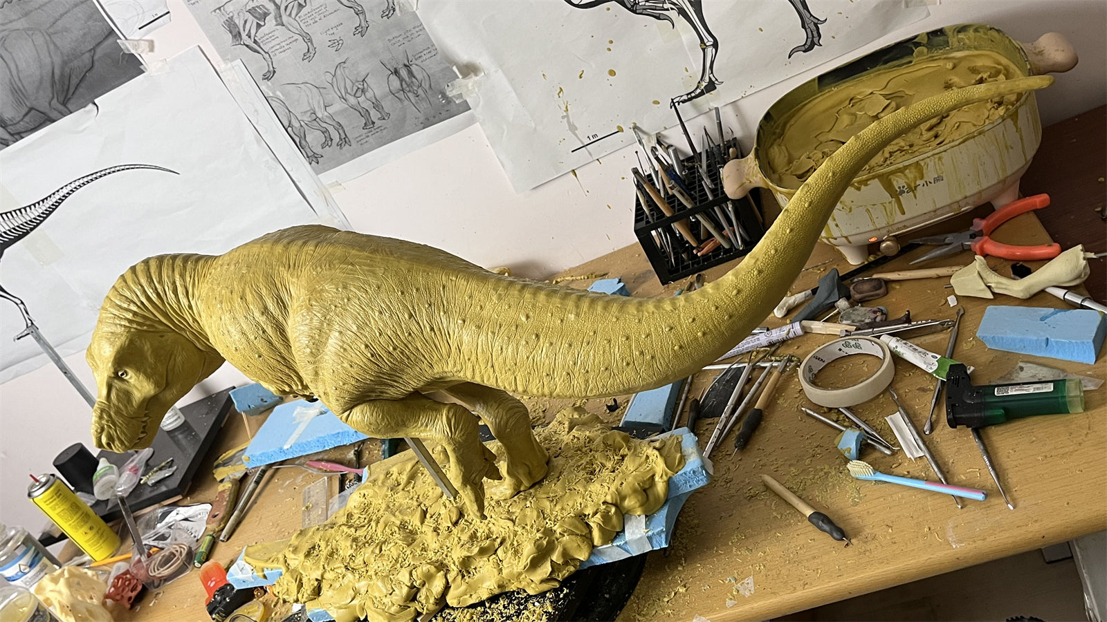 1:15 Scale Tyrannosaurus Rex Scene Model