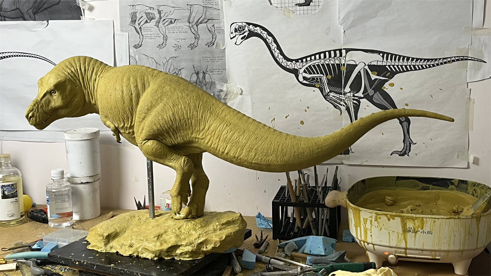 1:15 Scale Tyrannosaurus Rex Scene Model