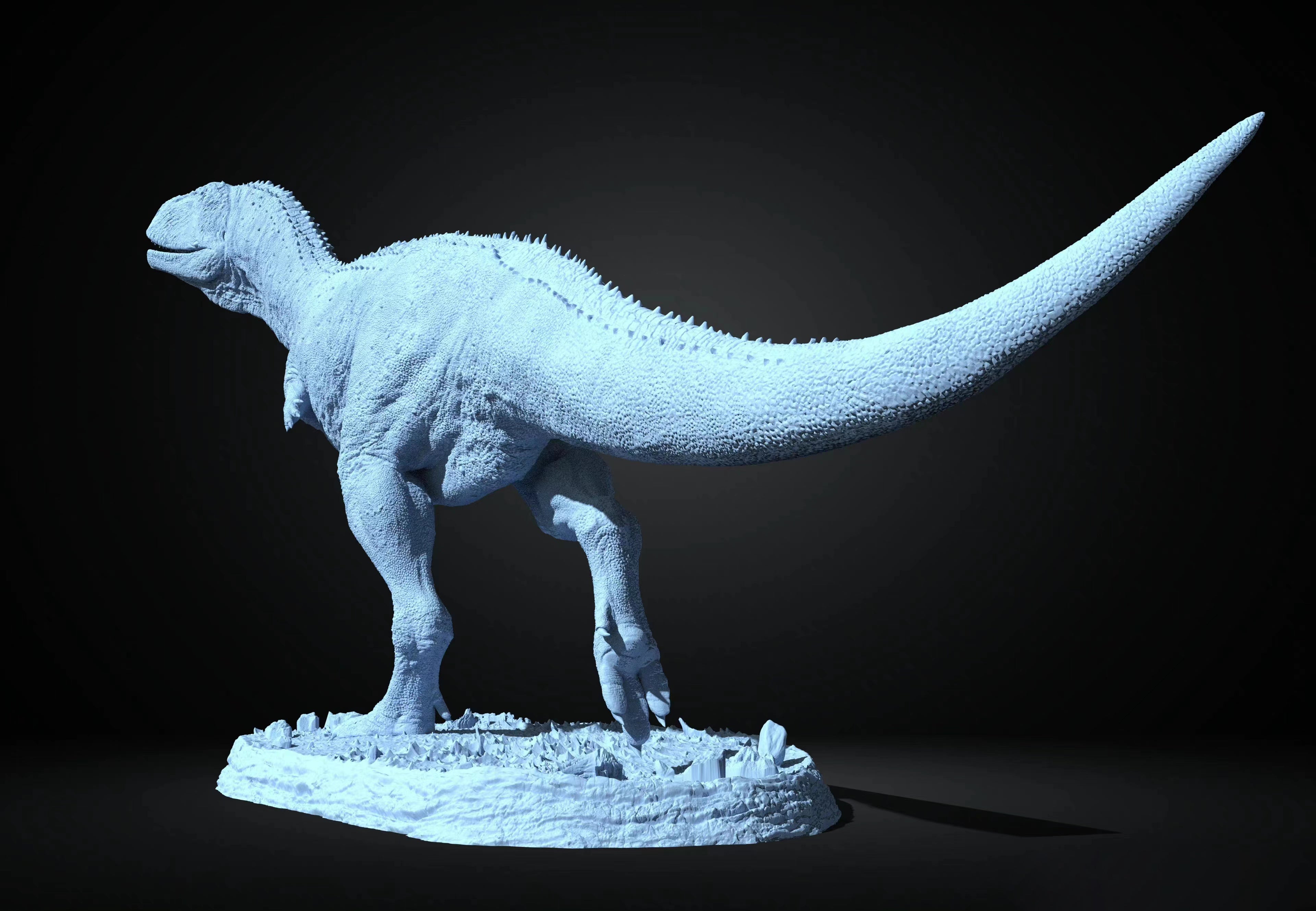 SHOWANNA 1/35 Scale Ilokelesia Aguadagrandensis Statue