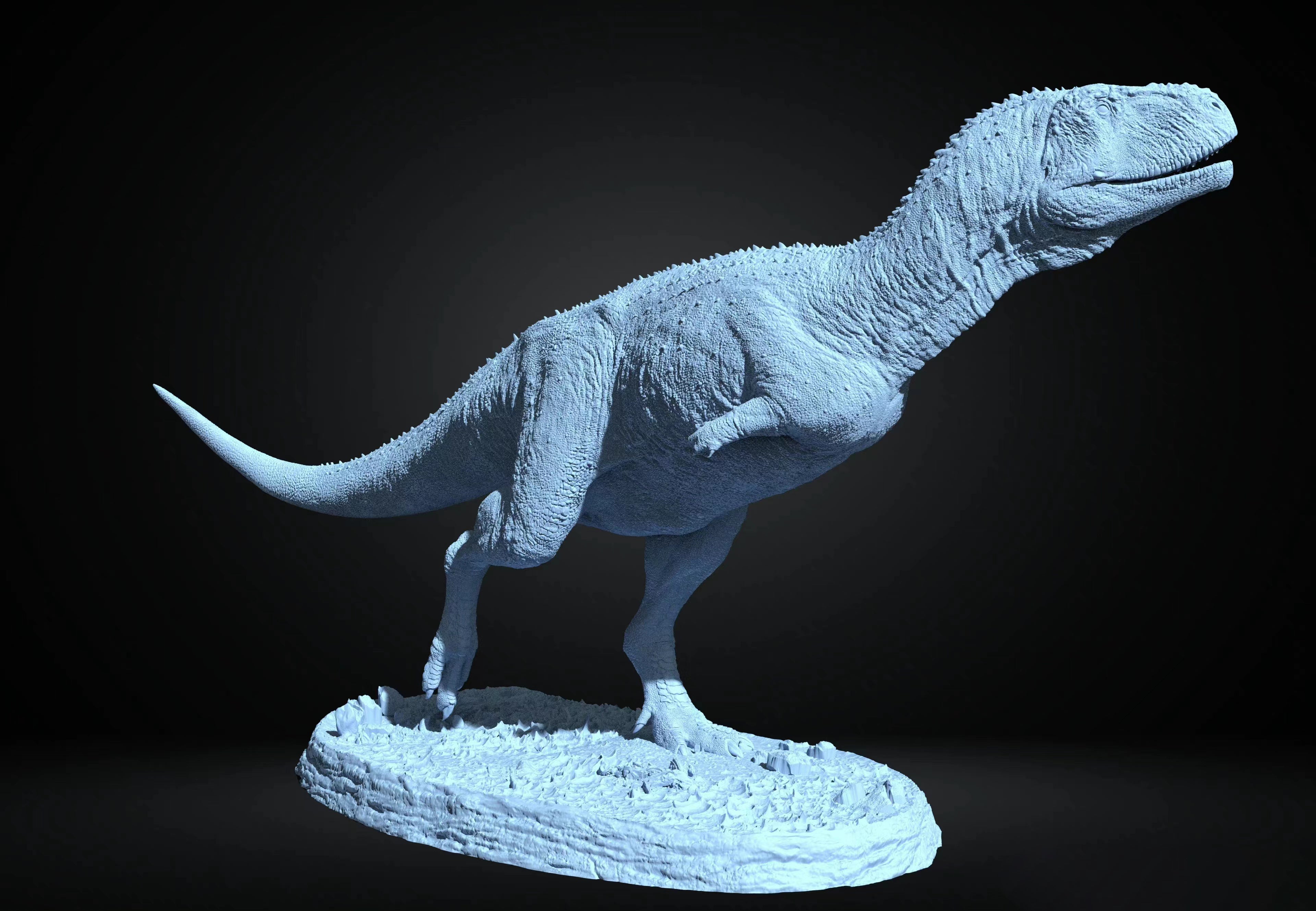 SHOWANNA 1/35 Scale Ilokelesia Aguadagrandensis Statue