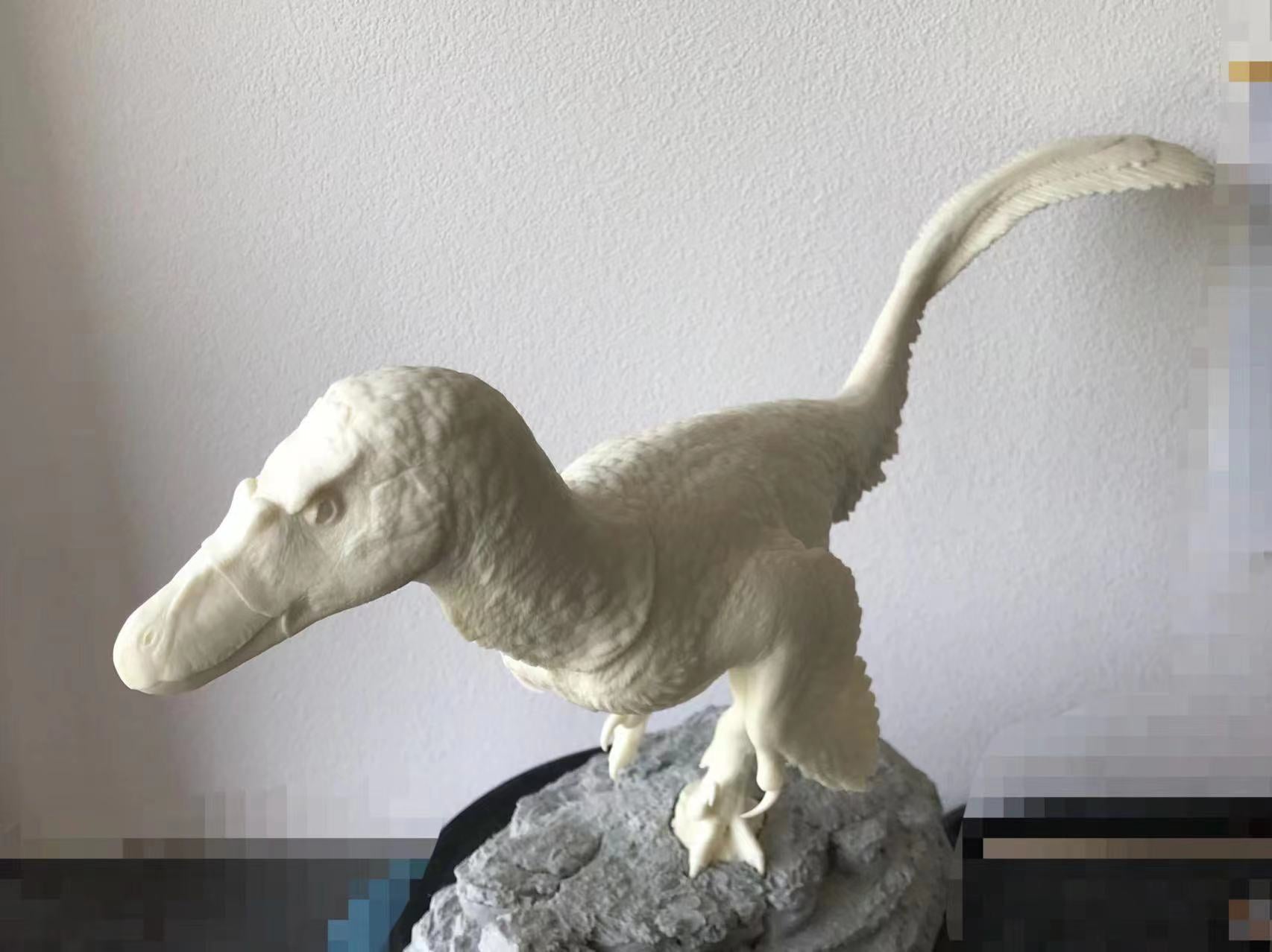 Cen DaoYi Studio 1:3 Scale Linheraptor exquisitus Ethnic Group Scene Statue Model Kit