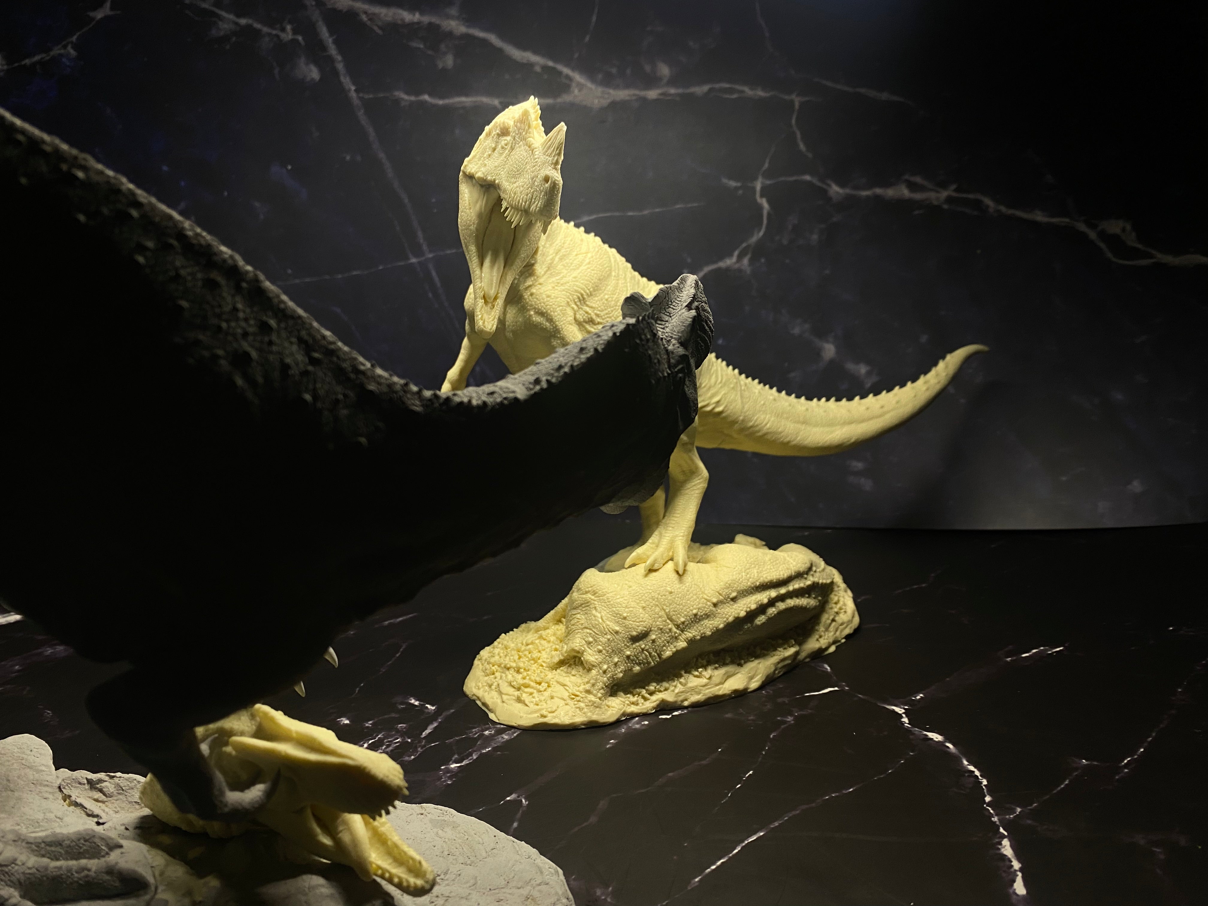 Nature&Fate Studio 1:15 Scale Ceratosaurus Allosaurus Corpse Scene Model Kit