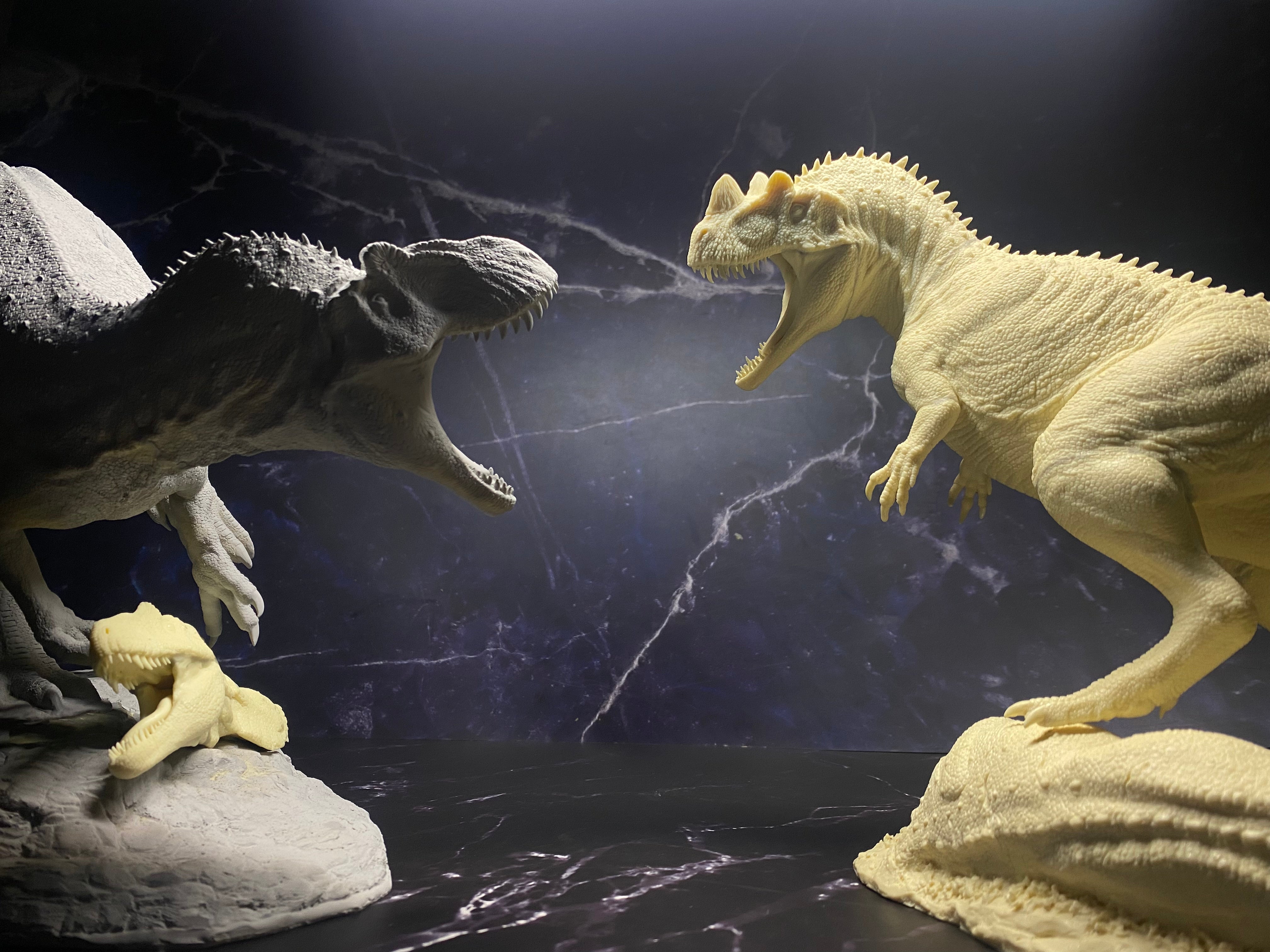 Nature&Fate Studio 1:15 Scale Ceratosaurus Allosaurus Corpse Scene Model Kit