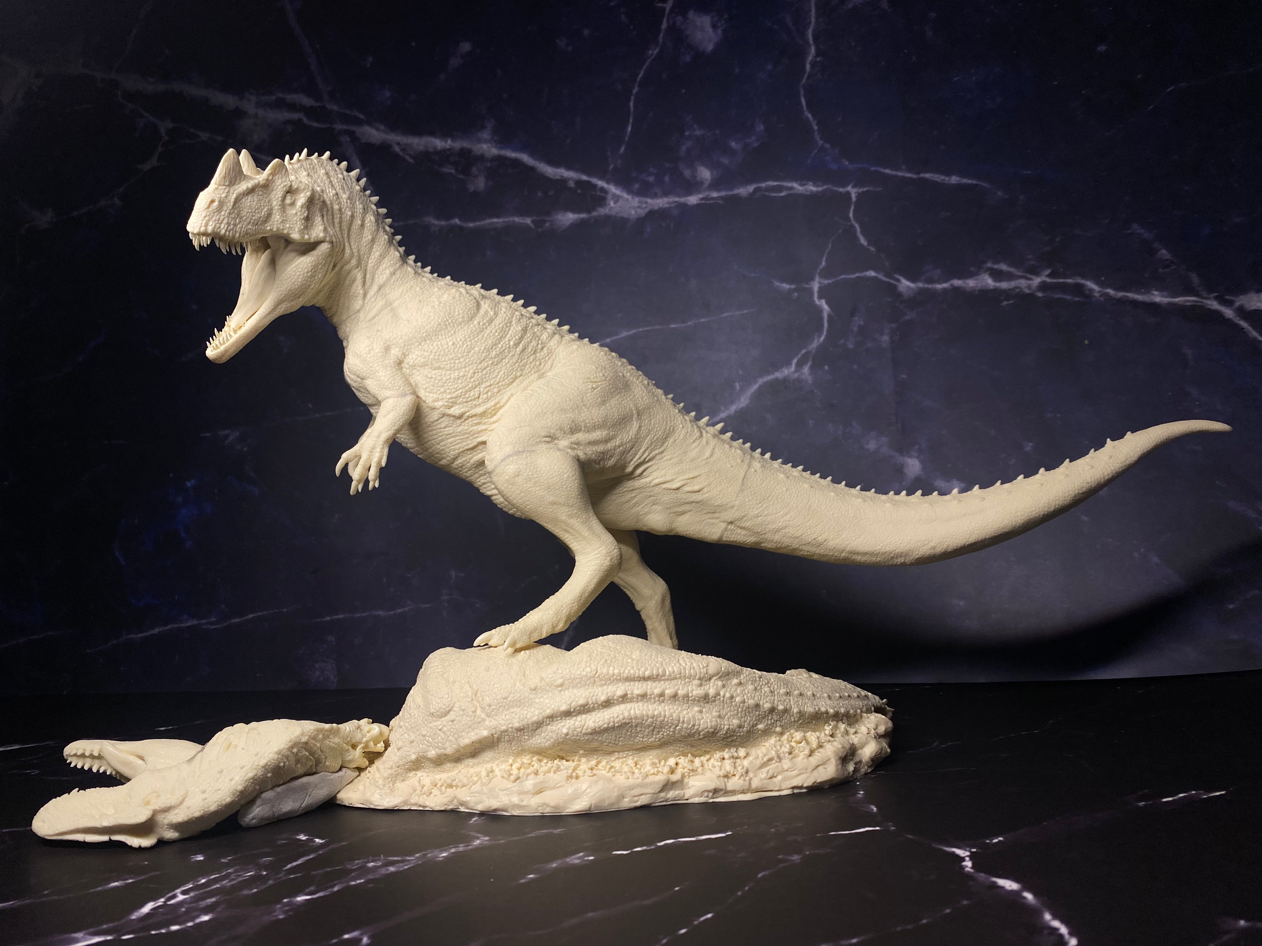 Nature&Fate Studio 1:15 Scale Ceratosaurus Allosaurus Corpse Scene Model Kit
