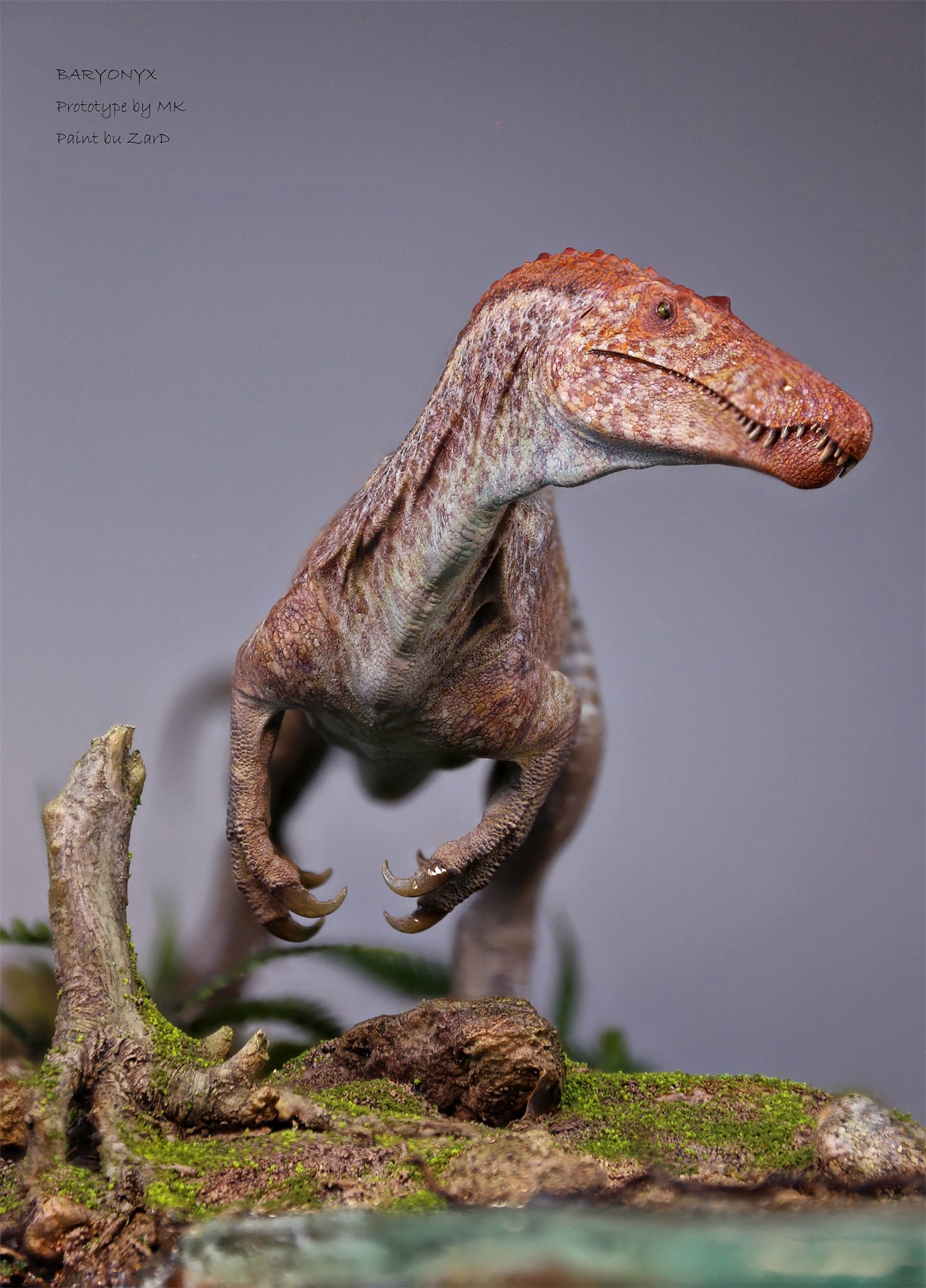 MK Studio 1:20 Scale Baryonyx Scene Statue Kit