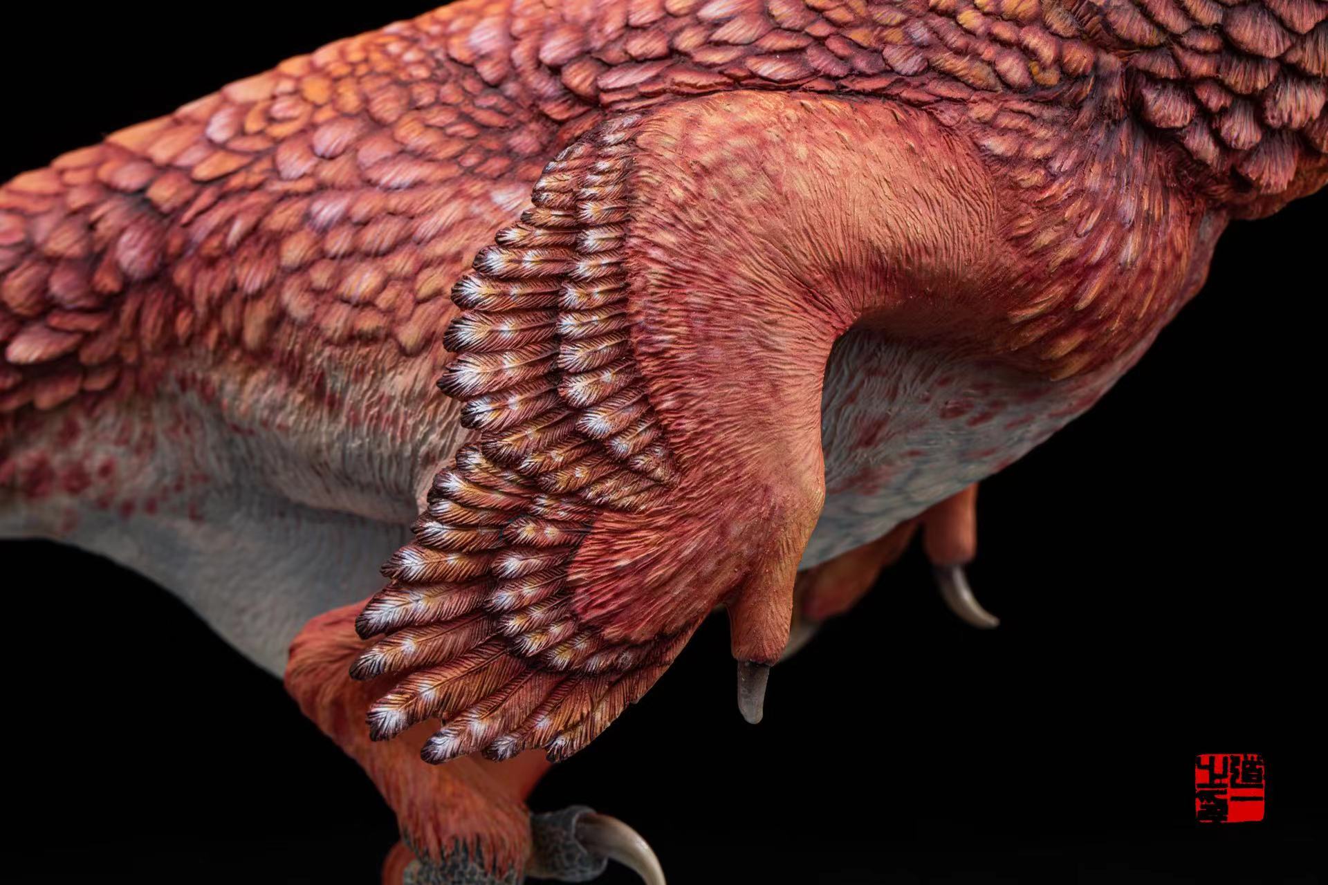 Cen DaoYi Studio 1:3 Scale Linheraptor exquisitus Ethnic Group Scene Statue Model Kit