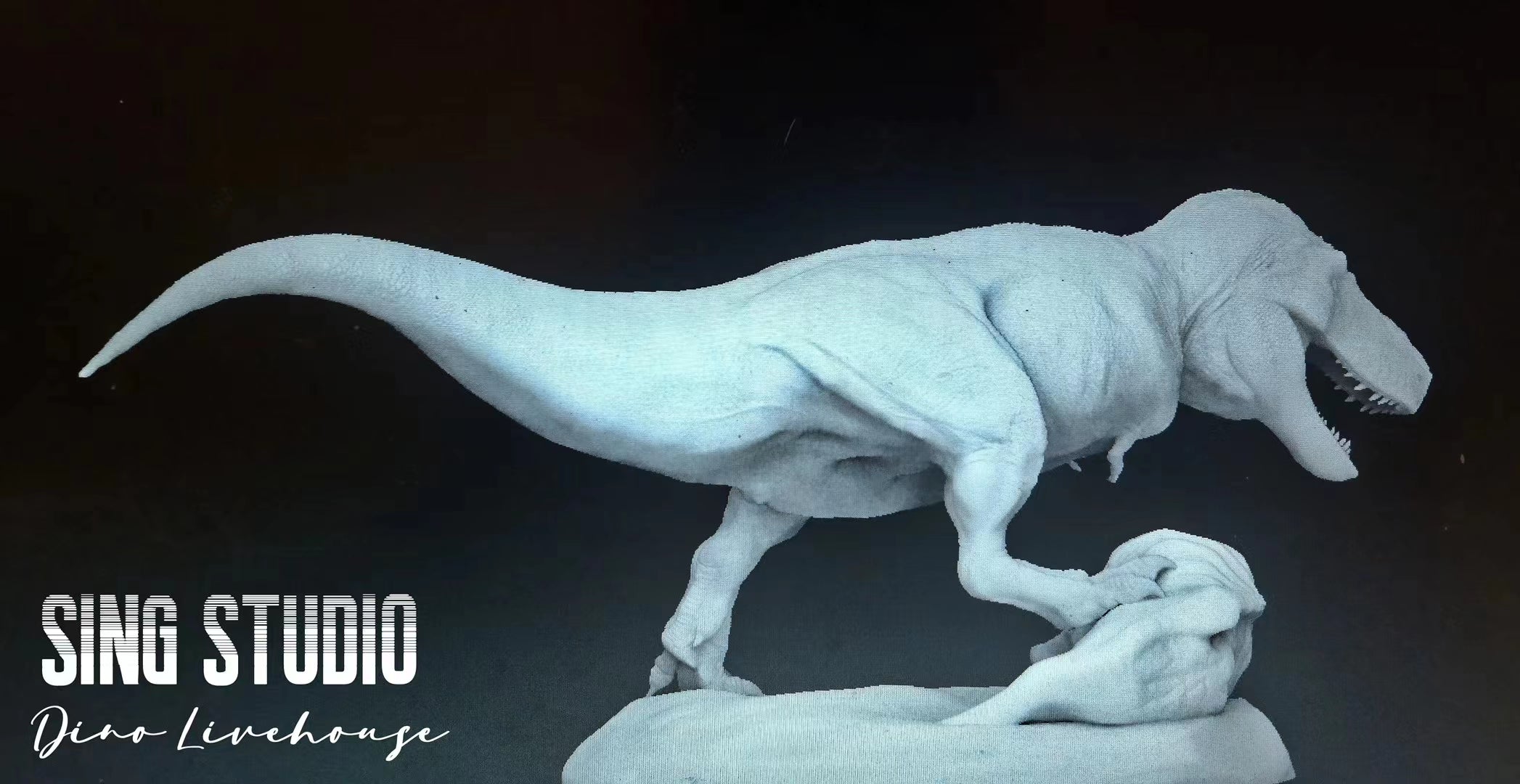 Sing Studio 1:15 Scale Tyrannosaurus Rex Scene Model Kit
