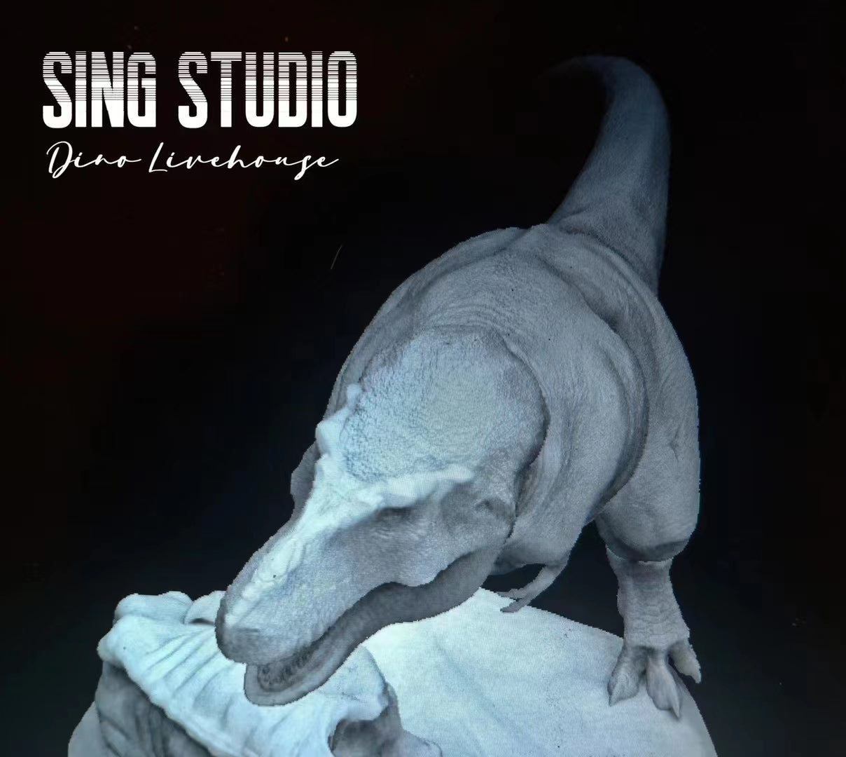 Sing Studio 1:15 Scale Tyrannosaurus Rex Scene Model Kit