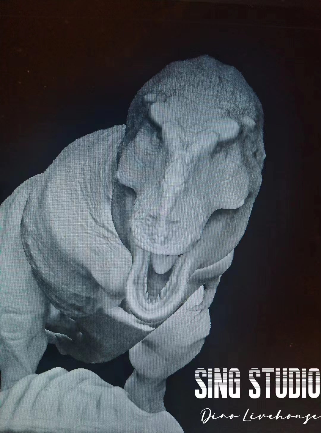 Sing Studio 1:15 Scale Tyrannosaurus Rex Scene Model Kit