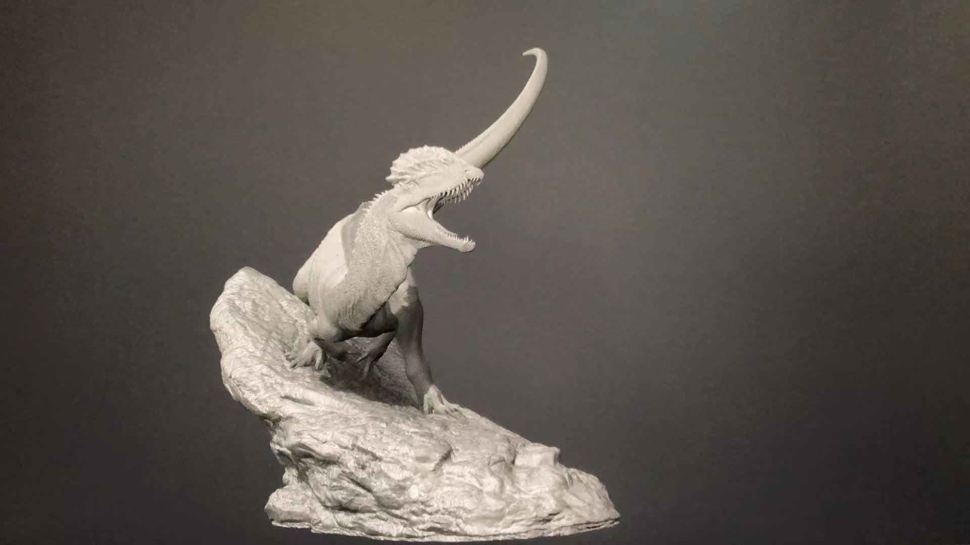 LINGHU ART STUDIO 1/35 Scale Dilophosaurus Scene Model Kit