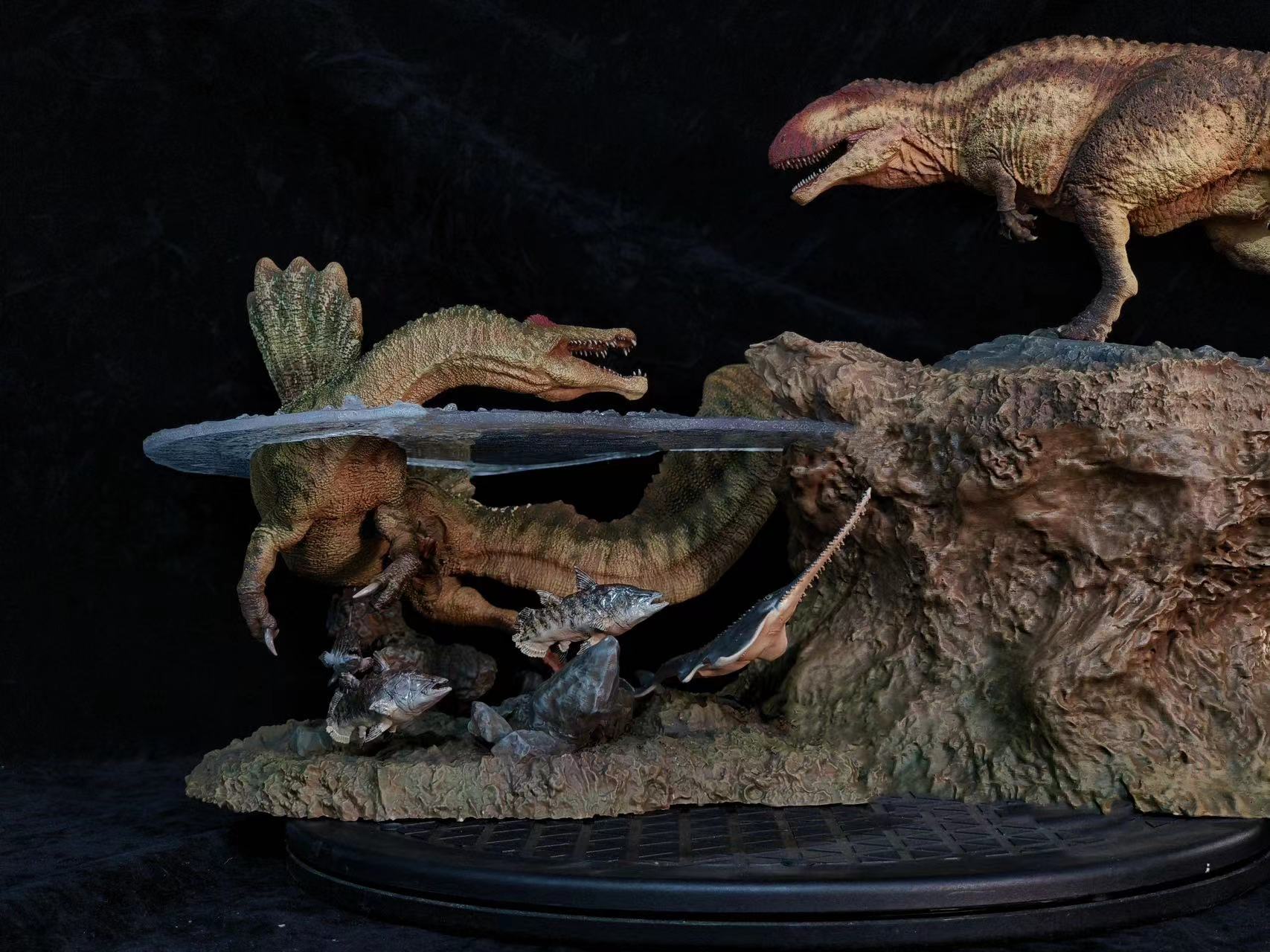 Spinosaurus Carcharodontosaurus Paralititan Corpse Scene Model Kit