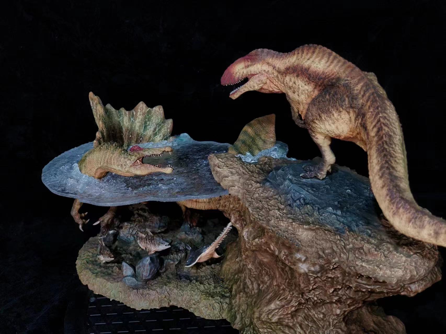 Spinosaurus Carcharodontosaurus Paralititan Corpse Scene Model Kit