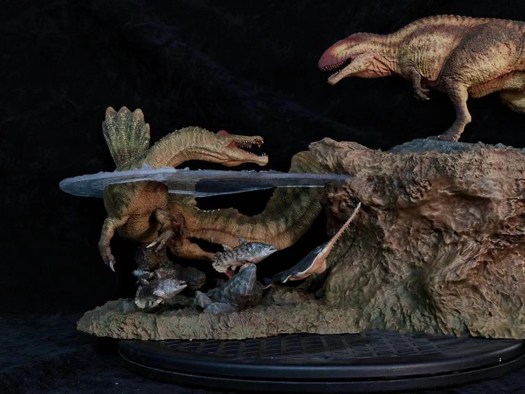 Spinosaurus Carcharodontosaurus Paralititan Corpse Scene Model Kit