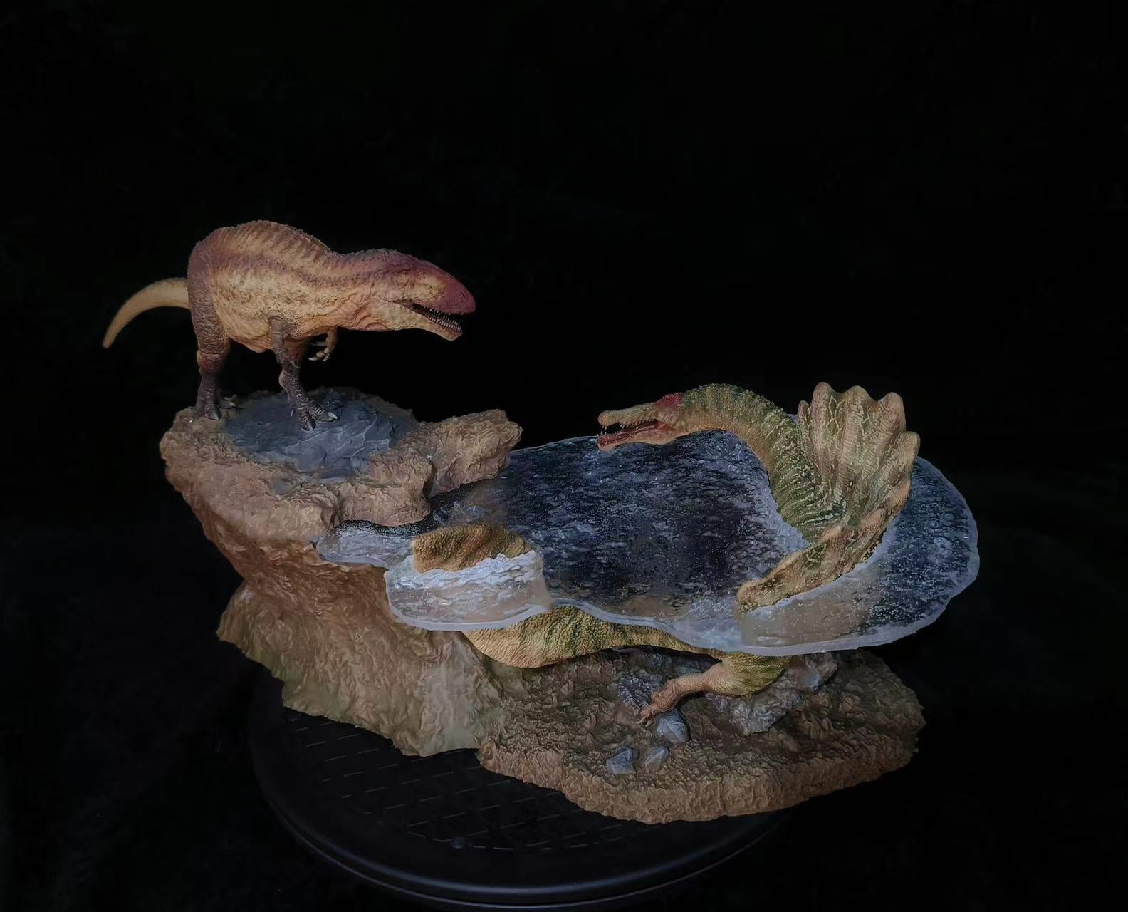 Spinosaurus Carcharodontosaurus Paralititan Corpse Scene Model Kit