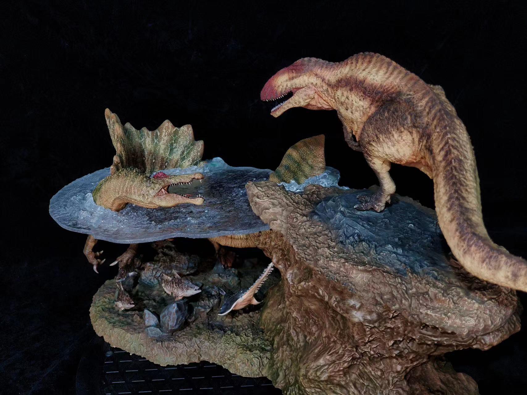 Spinosaurus Carcharodontosaurus Paralititan Corpse Scene Model Kit
