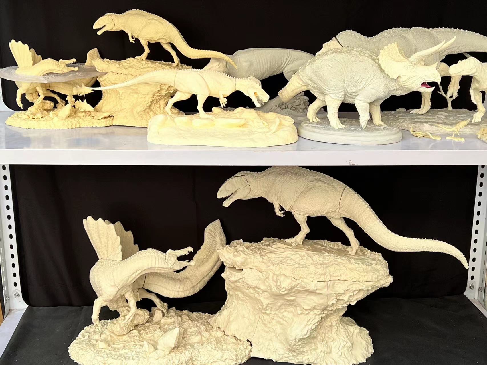 Spinosaurus Carcharodontosaurus Paralititan Corpse Scene Model Kit