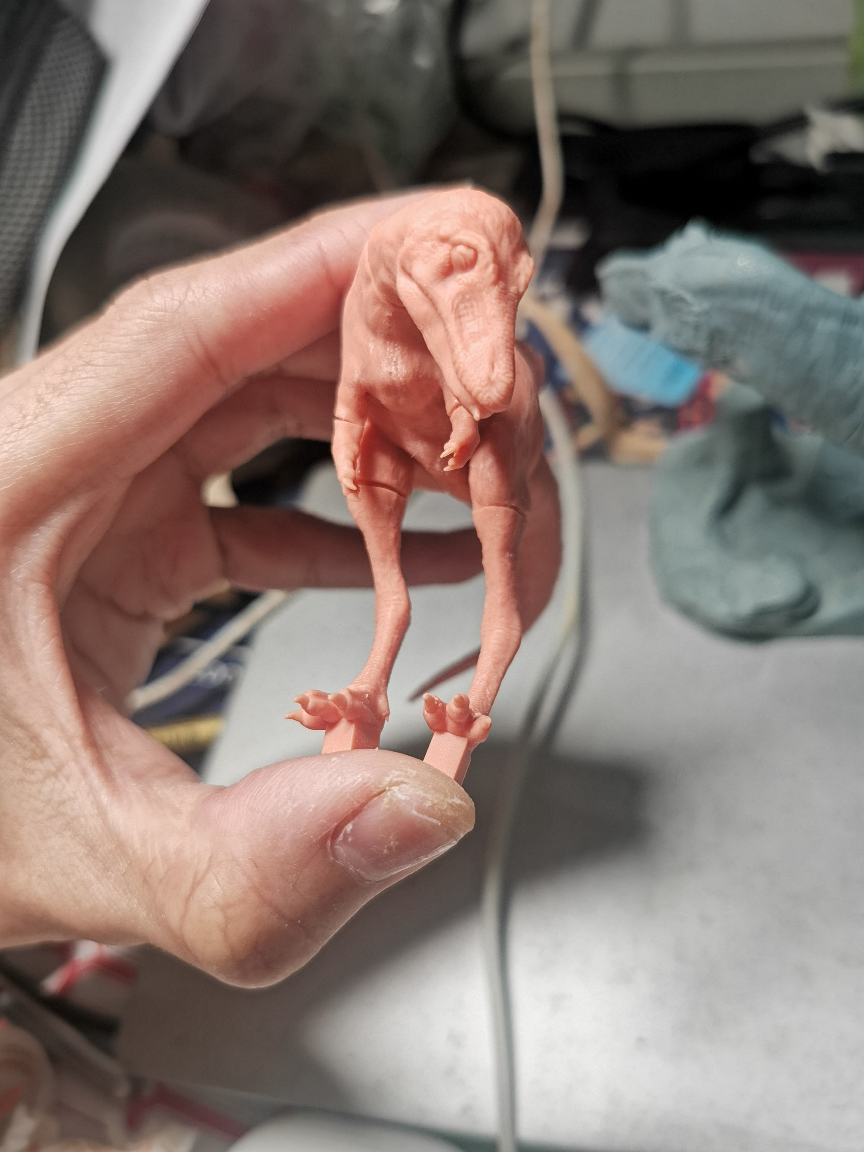 Atr of Seeker Studio 1/18 Scale Tyrannosaurus Rex Osborn Family Scene Model Kit