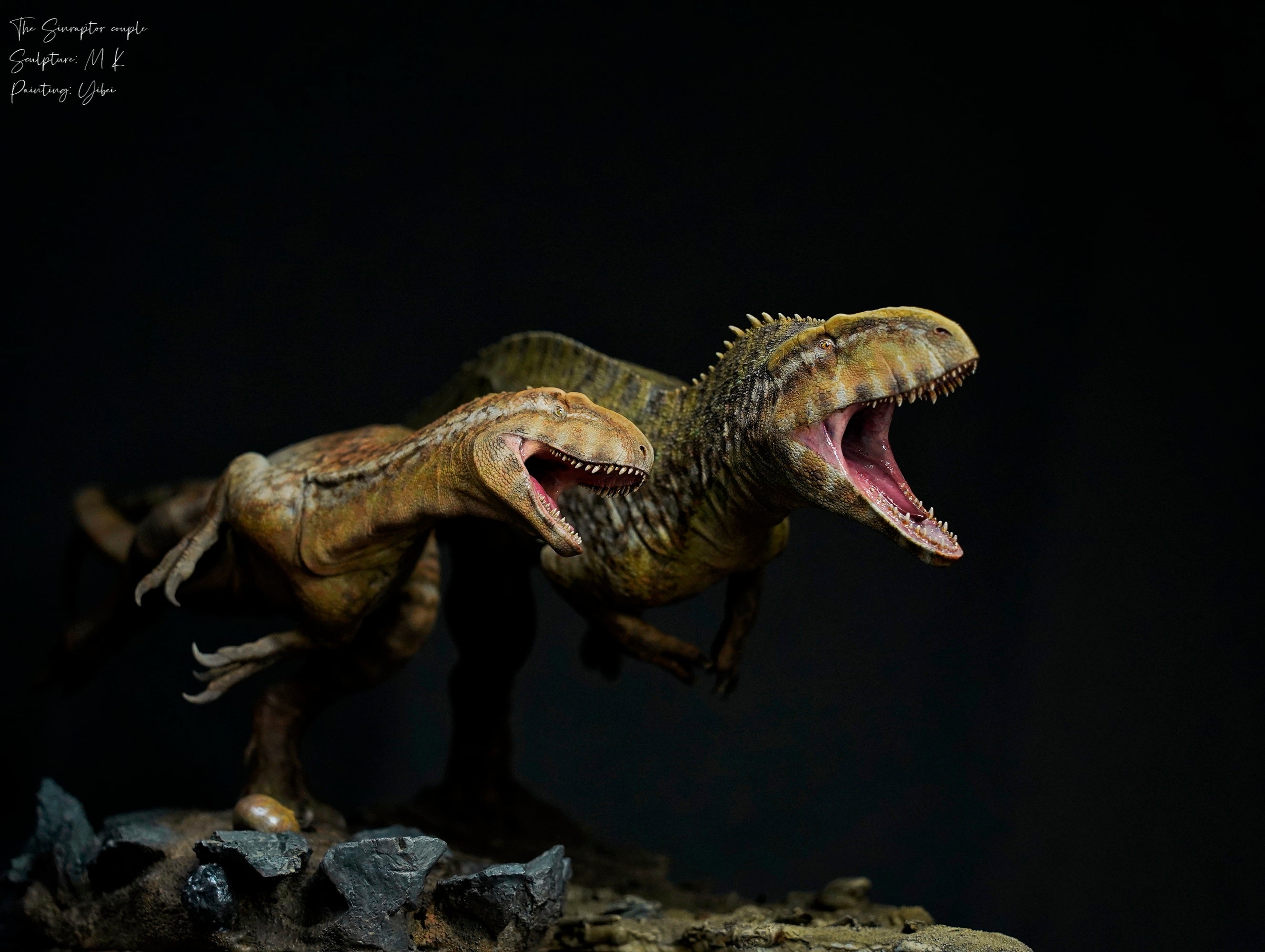 MK Studio 1:20 Scale Sinraptor Couple Scene Statue