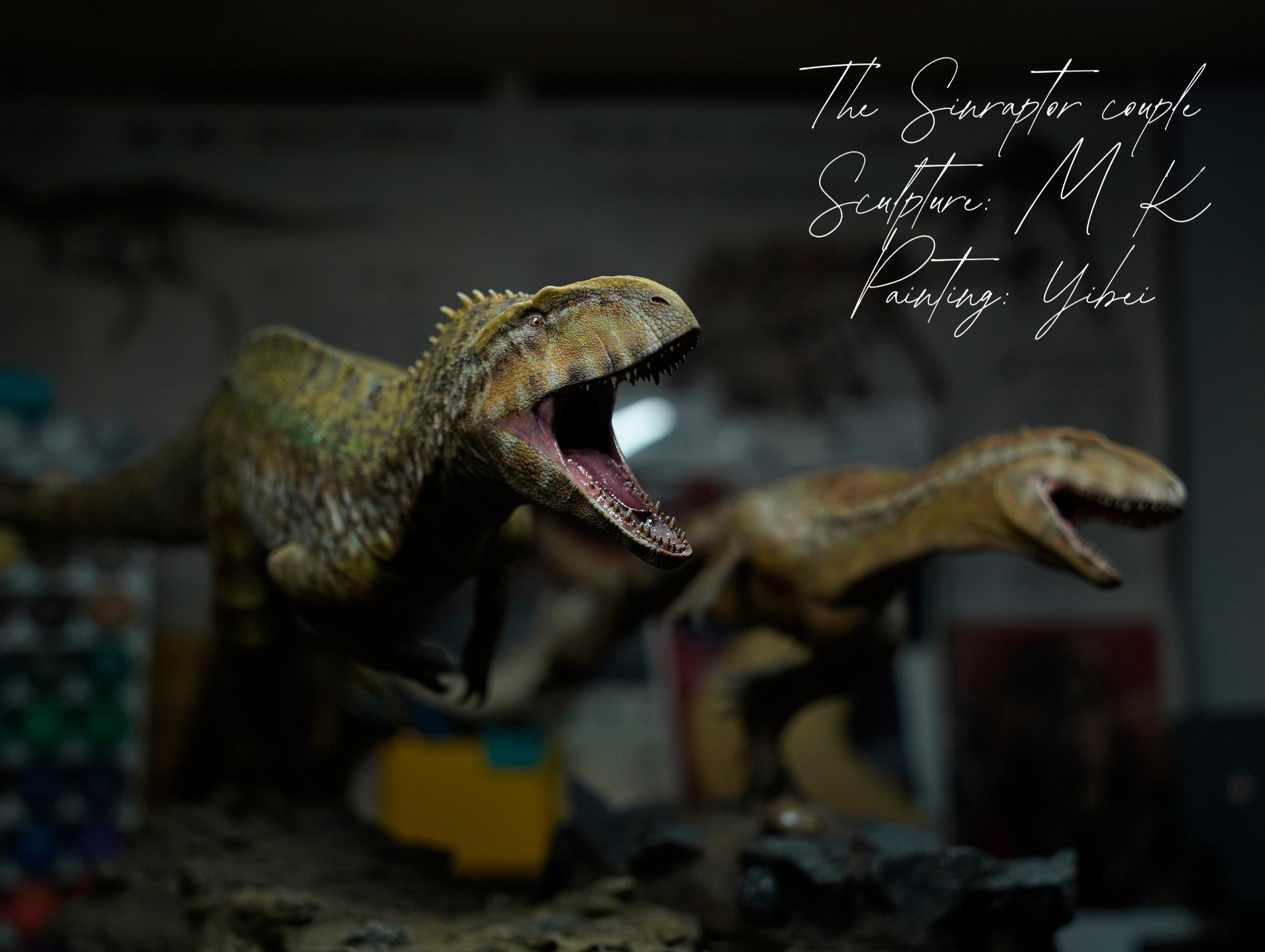 MK Studio 1:20 Scale Sinraptor Couple Scene Statue