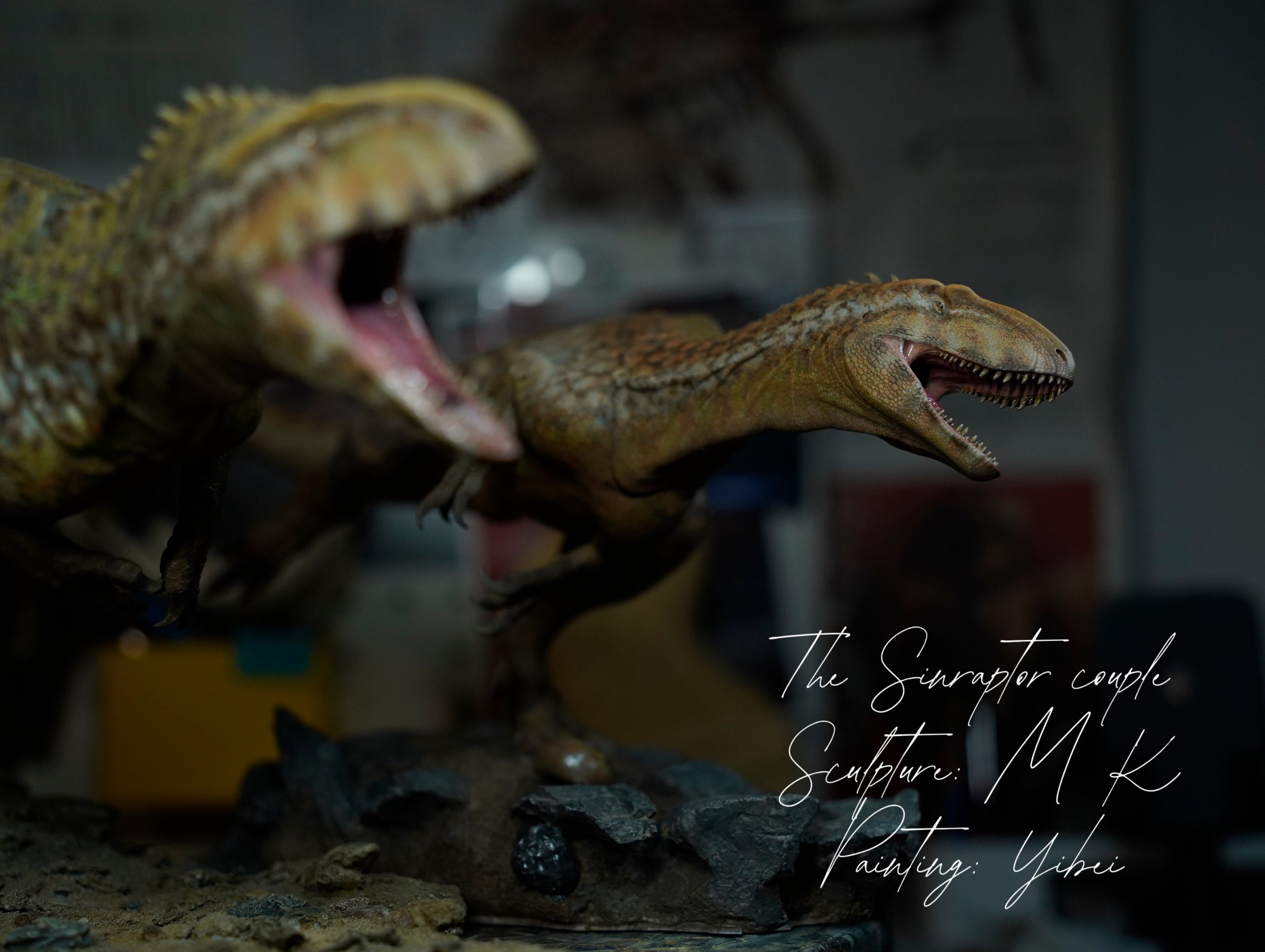 MK Studio 1:20 Scale Sinraptor Couple Scene Statue