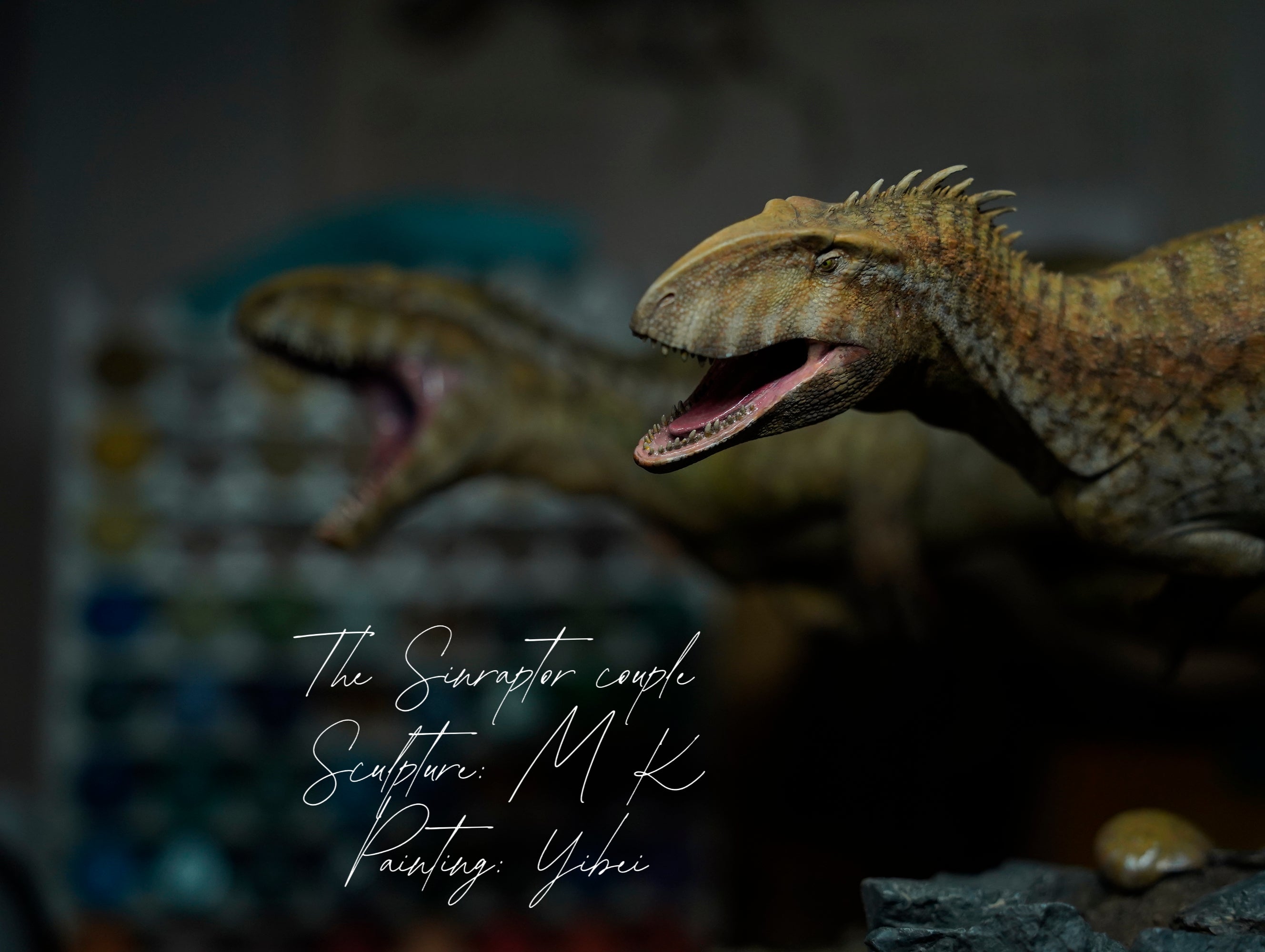 MK Studio 1:20 Scale Sinraptor Couple Scene Statue