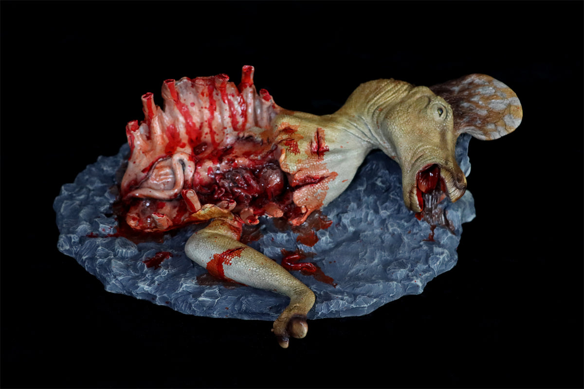 Corythosaurus Corpse Statue